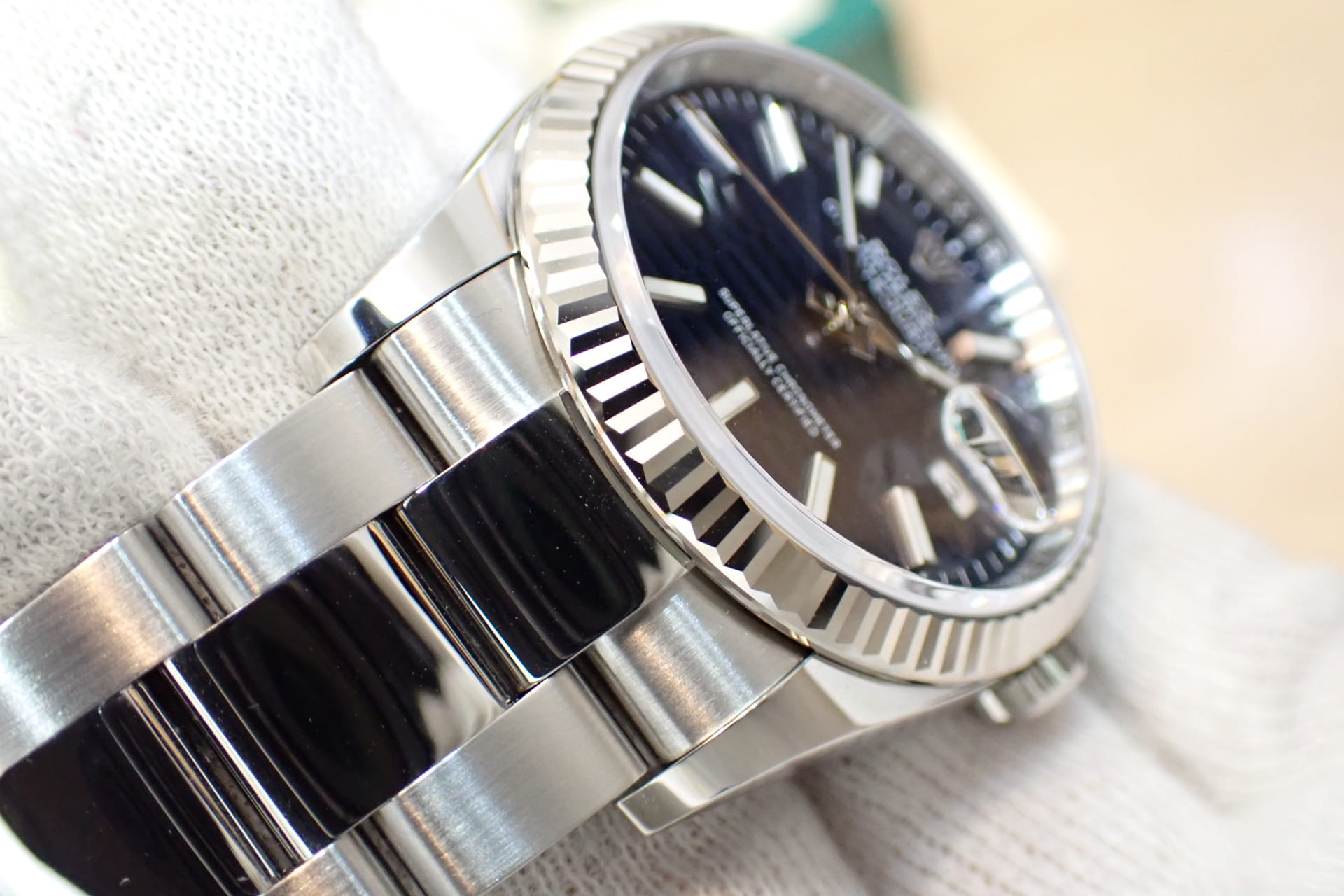 ROLEX/ロレックス デイトジャスト36 Ref.126234 ブルーフルーテッド文字盤フルーテッド/オイスター