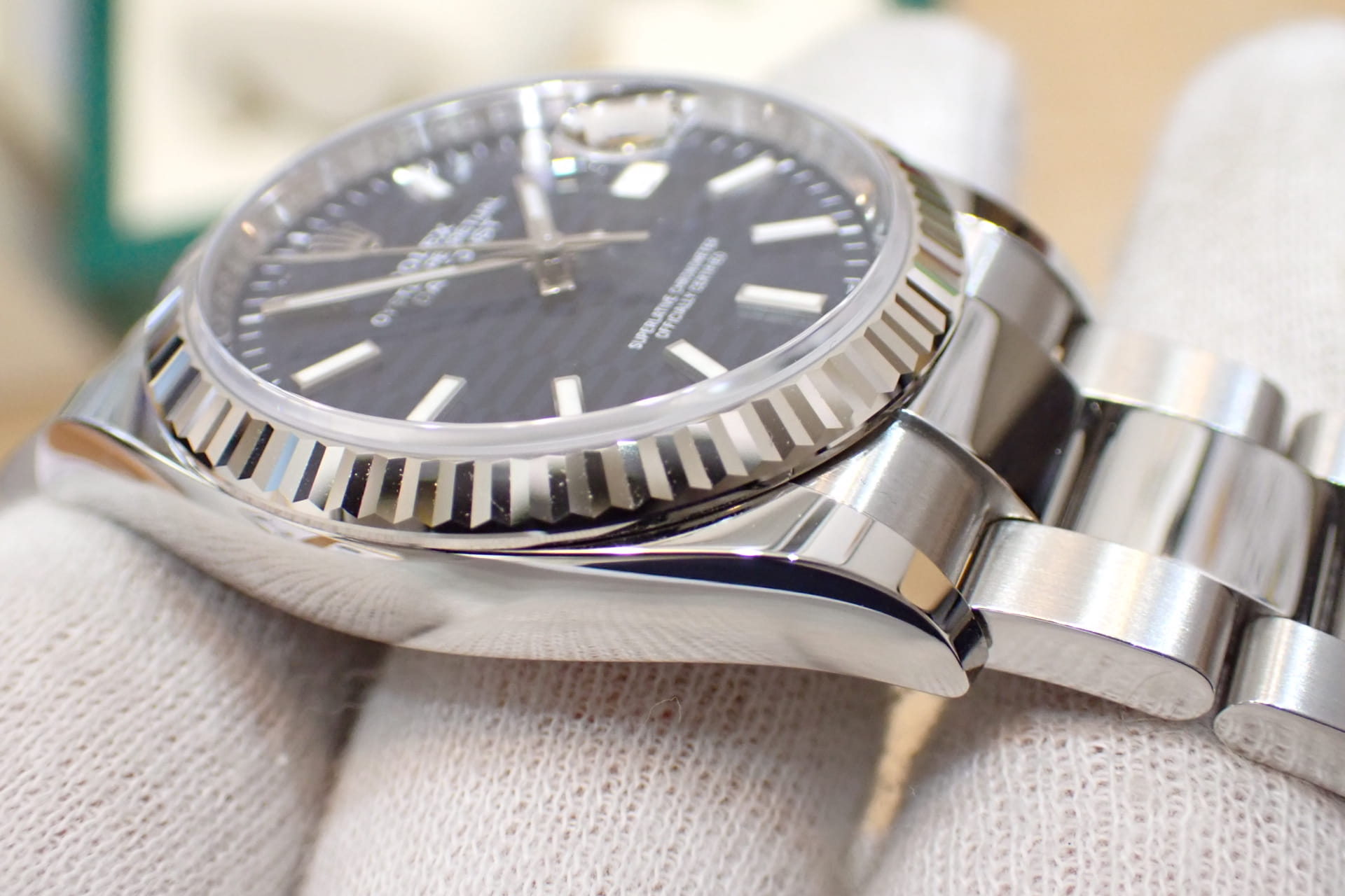 ROLEX/ロレックス デイトジャスト36 Ref.126234 ブルーフルーテッド文字盤フルーテッド/オイスター