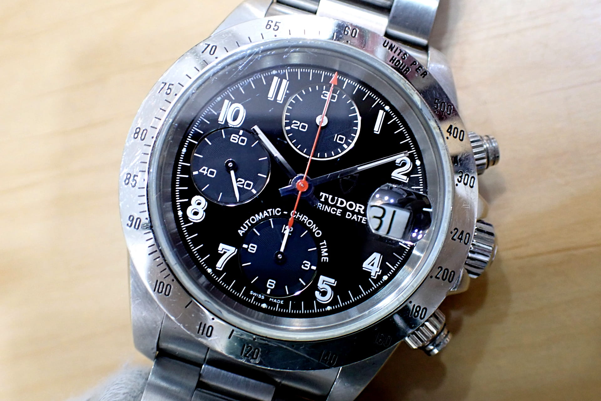 TUDOR/チューダー プリンスデイト クロノタイム Ref.79280 純正文字盤2種類/ロレックス78390純正ブレスレット付き