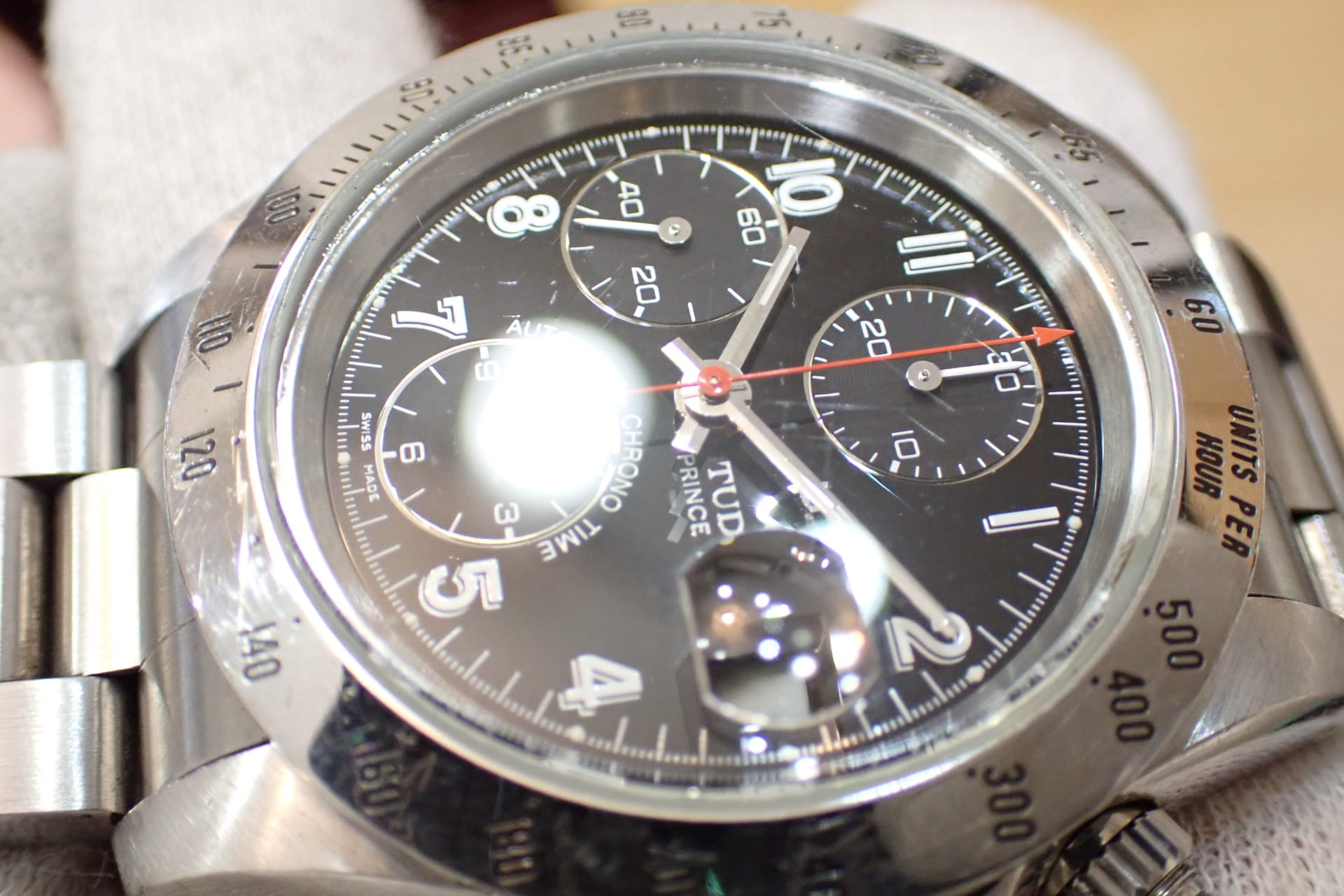 TUDOR/チューダー プリンスデイト クロノタイム Ref.79280 純正文字盤2種類/ロレックス78390純正ブレスレット付き