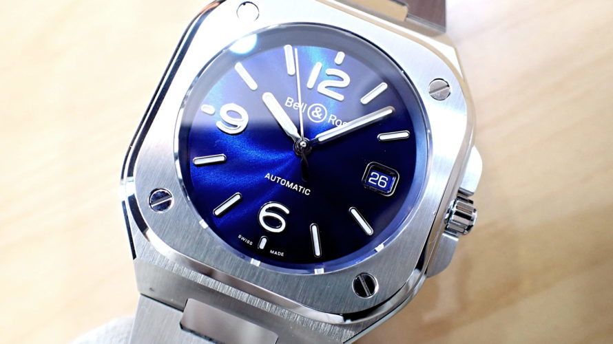 Bell&Ross/ベル&ロス BR05 ネイビー文字盤 Ref.BR05A-BLU-ST/SST