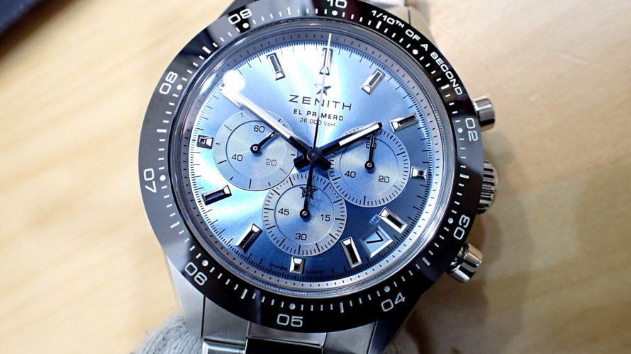 ゼニス/ZENITH クロノマスター スポーツ Ref.03.3105.3600/52.M3100 アイスブルー　ヨシダ限定250本