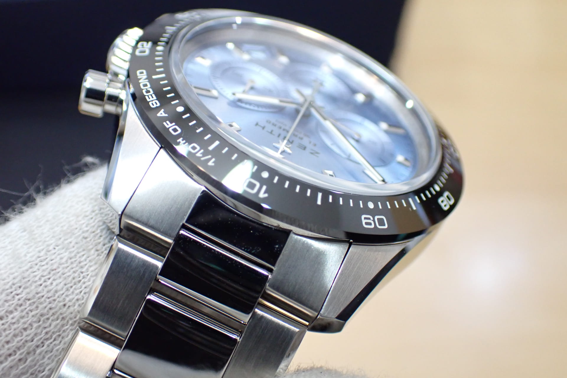 ゼニス/ZENITH クロノマスター スポーツ Ref.03.3105.3600/52.M3100 アイスブルー　ヨシダ限定250本