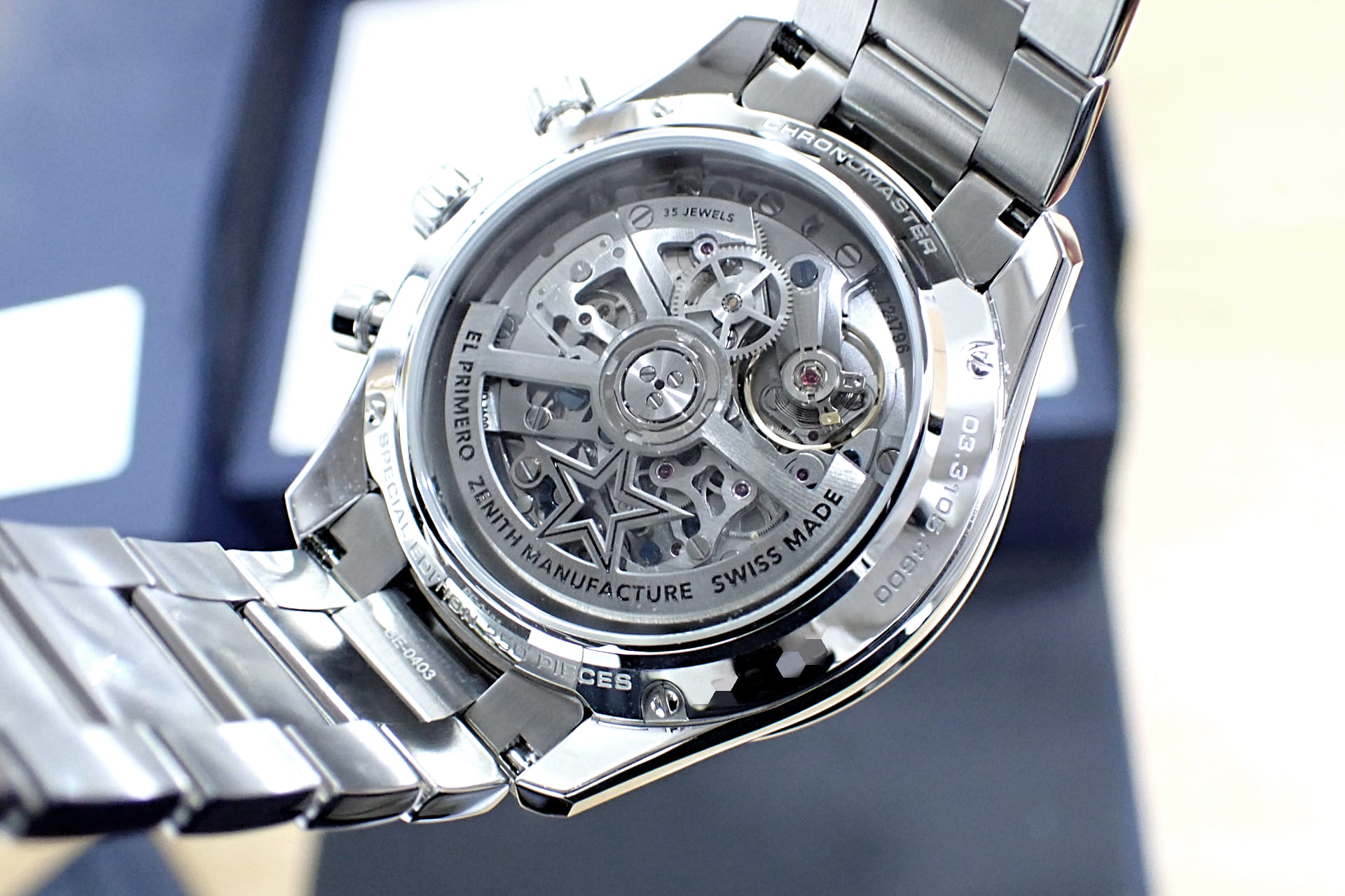 ゼニス/ZENITH クロノマスター スポーツ Ref.03.3105.3600/52.M3100 アイスブルー　ヨシダ限定250本