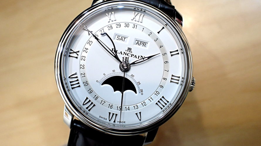 BLANCPAIN/ブランパン ヴィルレ コンプリートカレンダー ムーンフェイズ Ref.6654-1127-55B