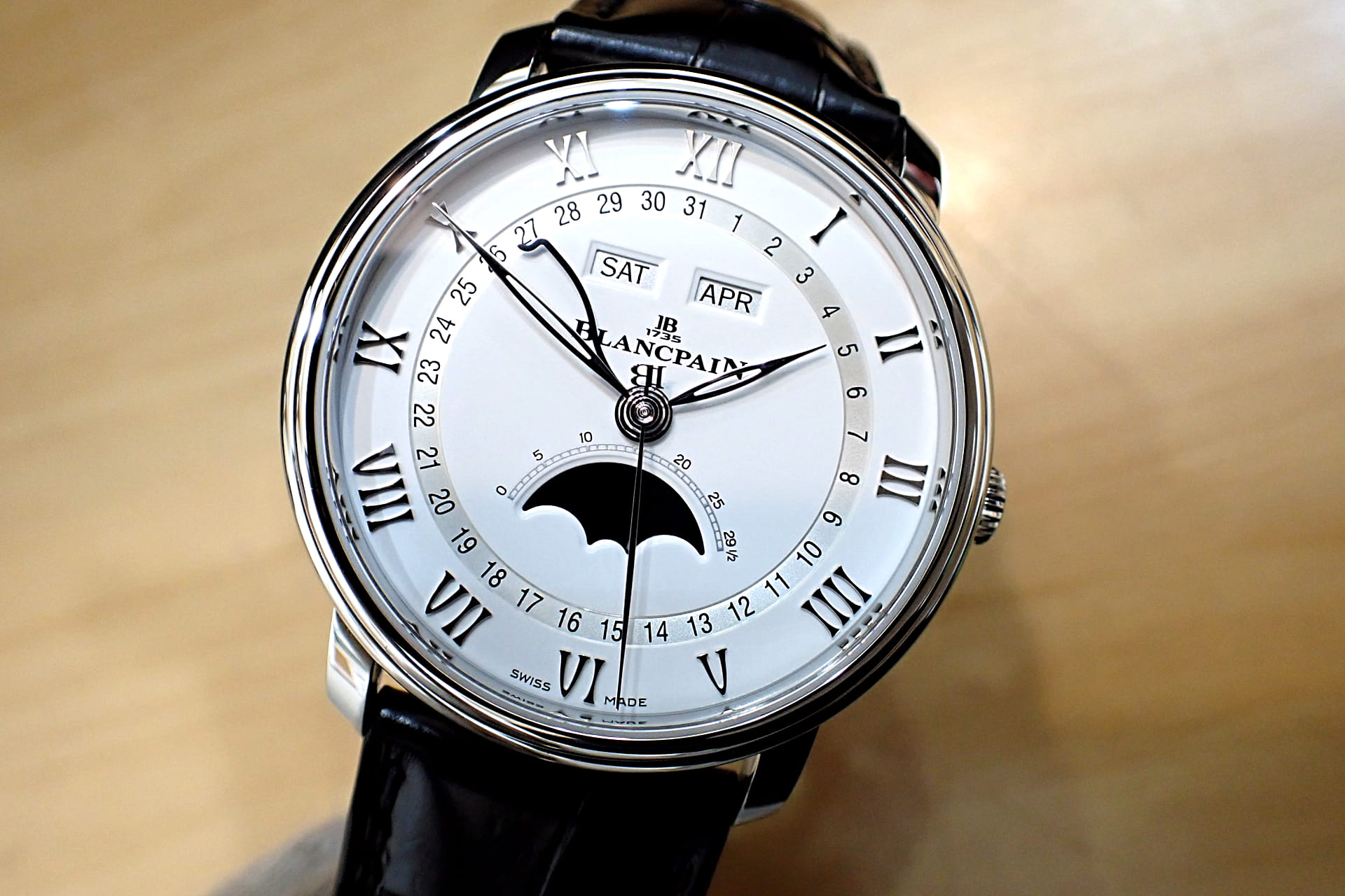 BLANCPAIN/ブランパン ヴィルレ コンプリートカレンダー ムーンフェイズ Ref.6654-1127-55B