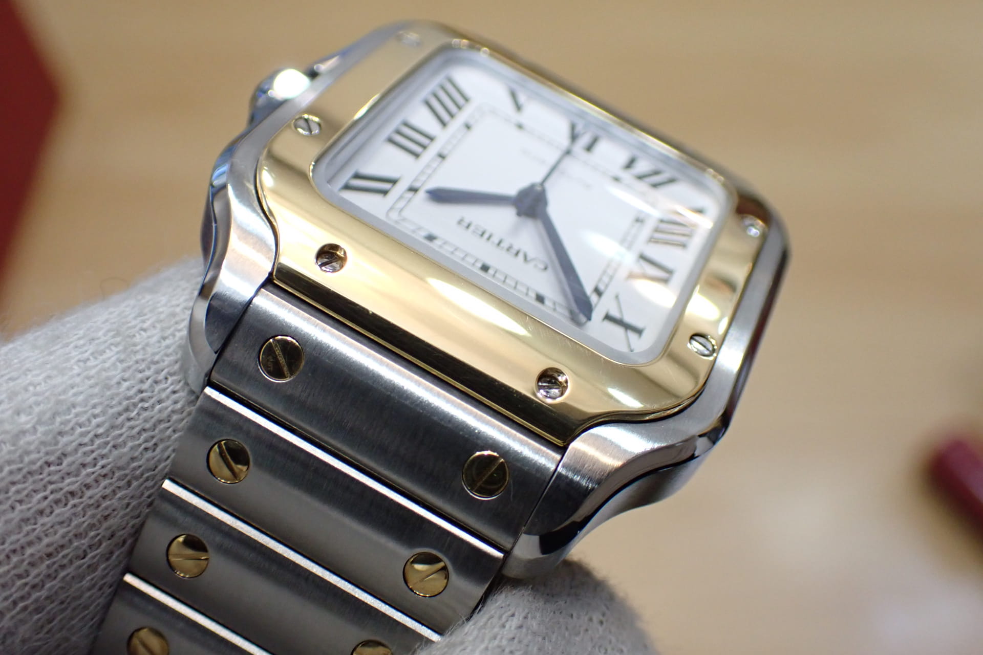 Cartier/カルティエ サントス ドゥ カルティエ MM Ref.W2SA0016　K18/SS コンビ 延長保証加入済み