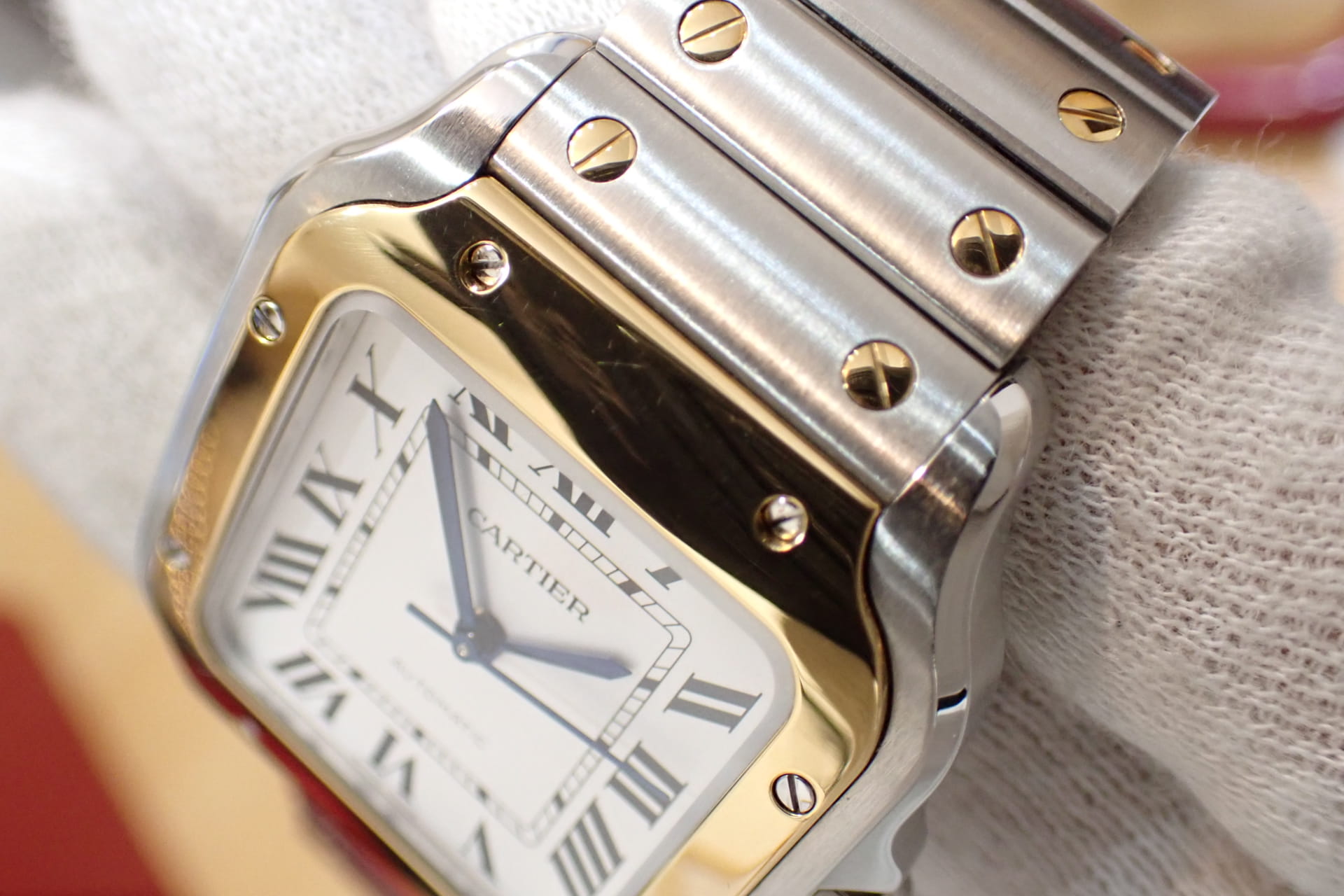 Cartier/カルティエ サントス ドゥ カルティエ MM Ref.W2SA0016　K18/SS コンビ 延長保証加入済み