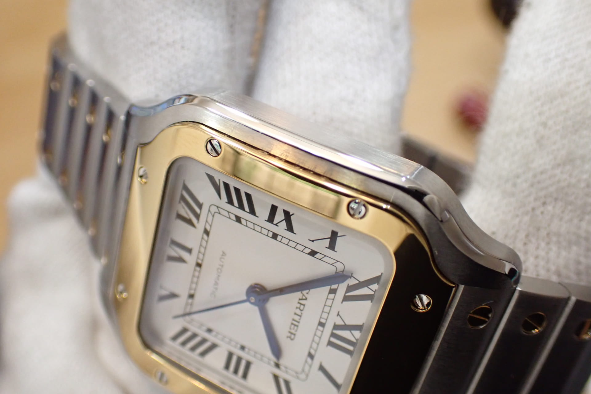 Cartier/カルティエ サントス ドゥ カルティエ MM Ref.W2SA0016　K18/SS コンビ 延長保証加入済み