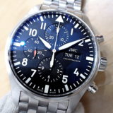 <span class="title">中古品B【IWC】パイロットウォッチ クロノグラフ   Ref.IW377710 ブラック文字盤　メーカー純正ストラップ合計3本＋純正尾錠付属 (2022年9月国内正規)</span>