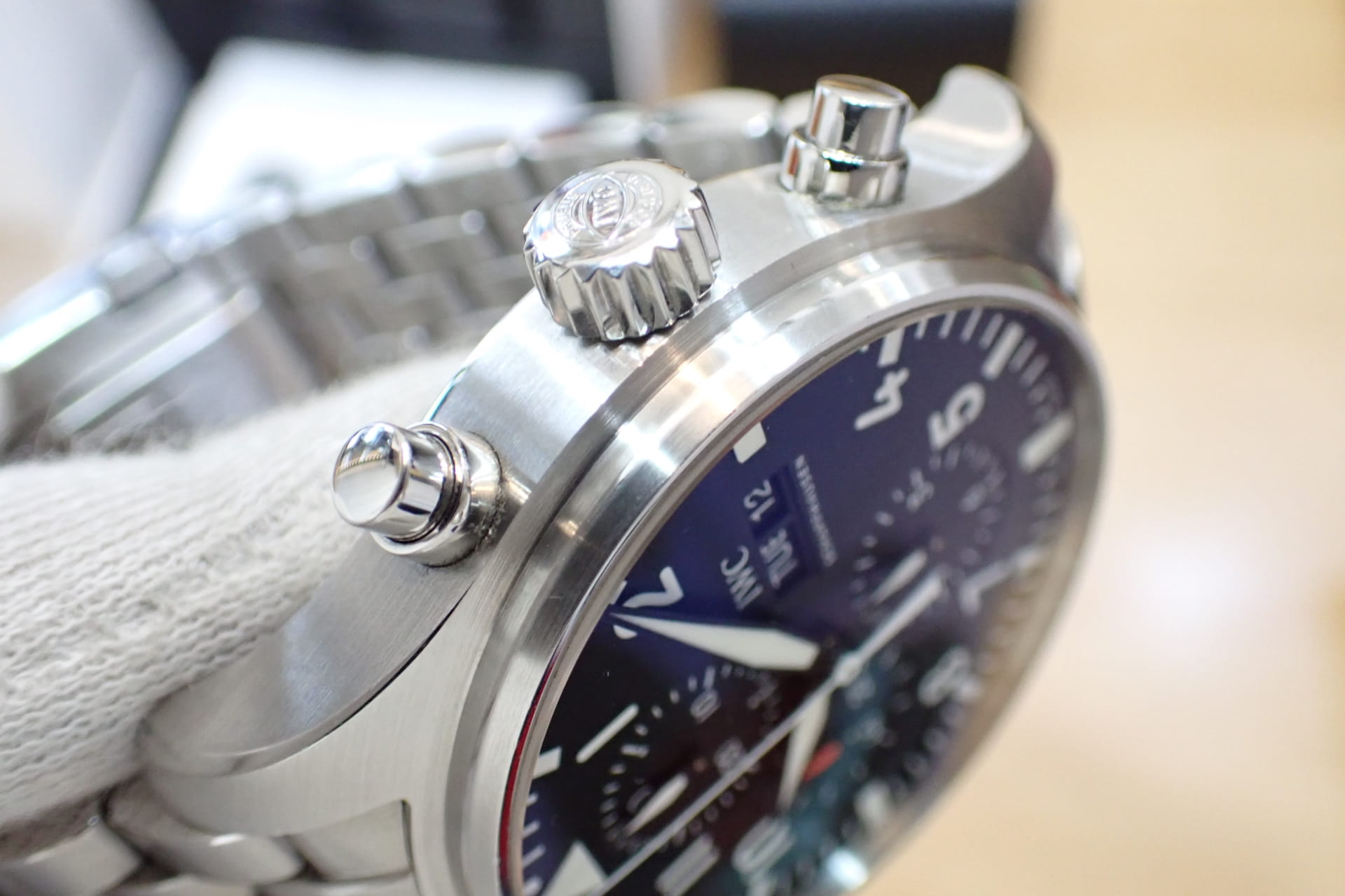 IWC パイロットウォッチ クロノグラフ Ref.IW377710 黒文字盤