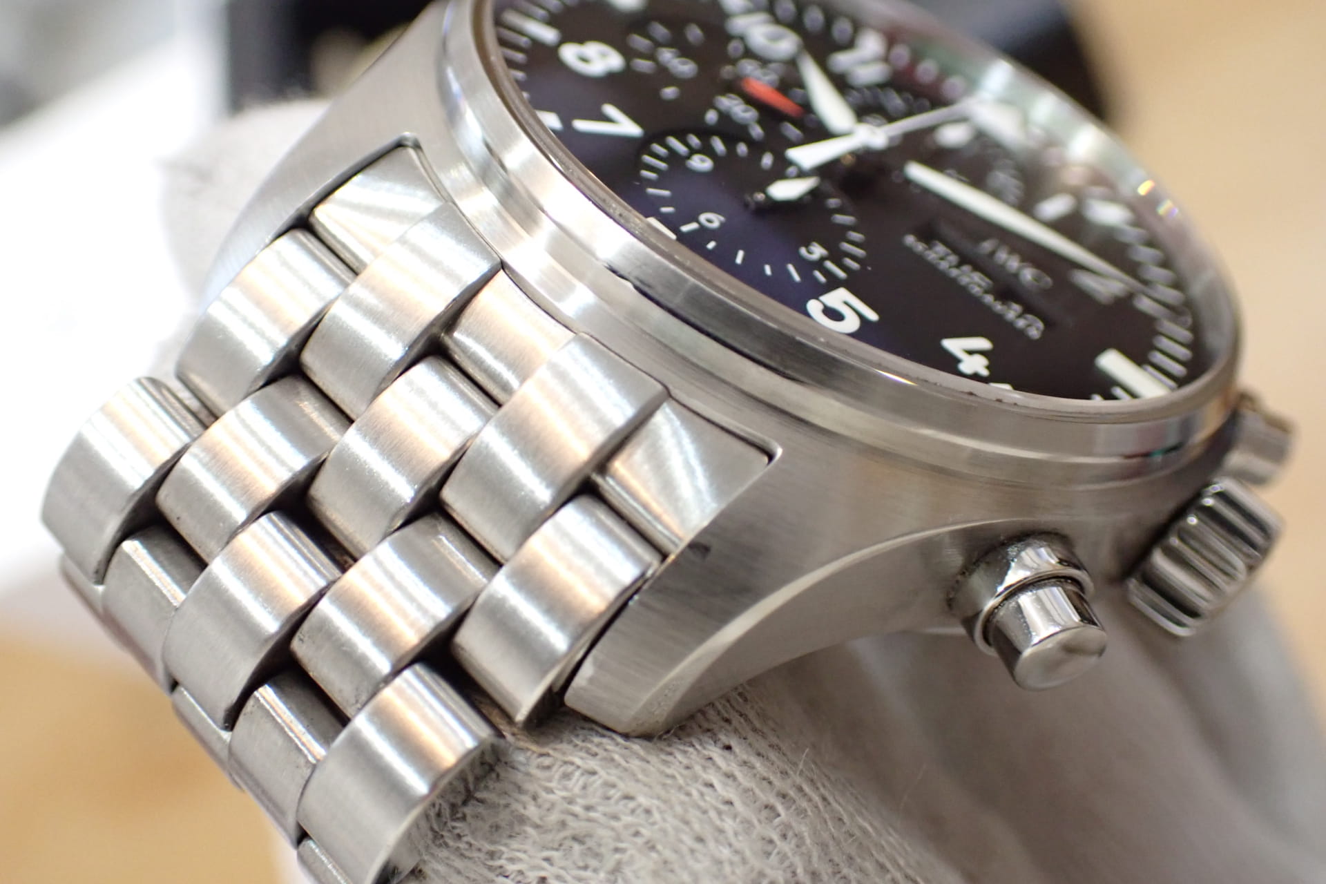 IWC パイロットウォッチ クロノグラフ Ref.IW377710 黒文字盤