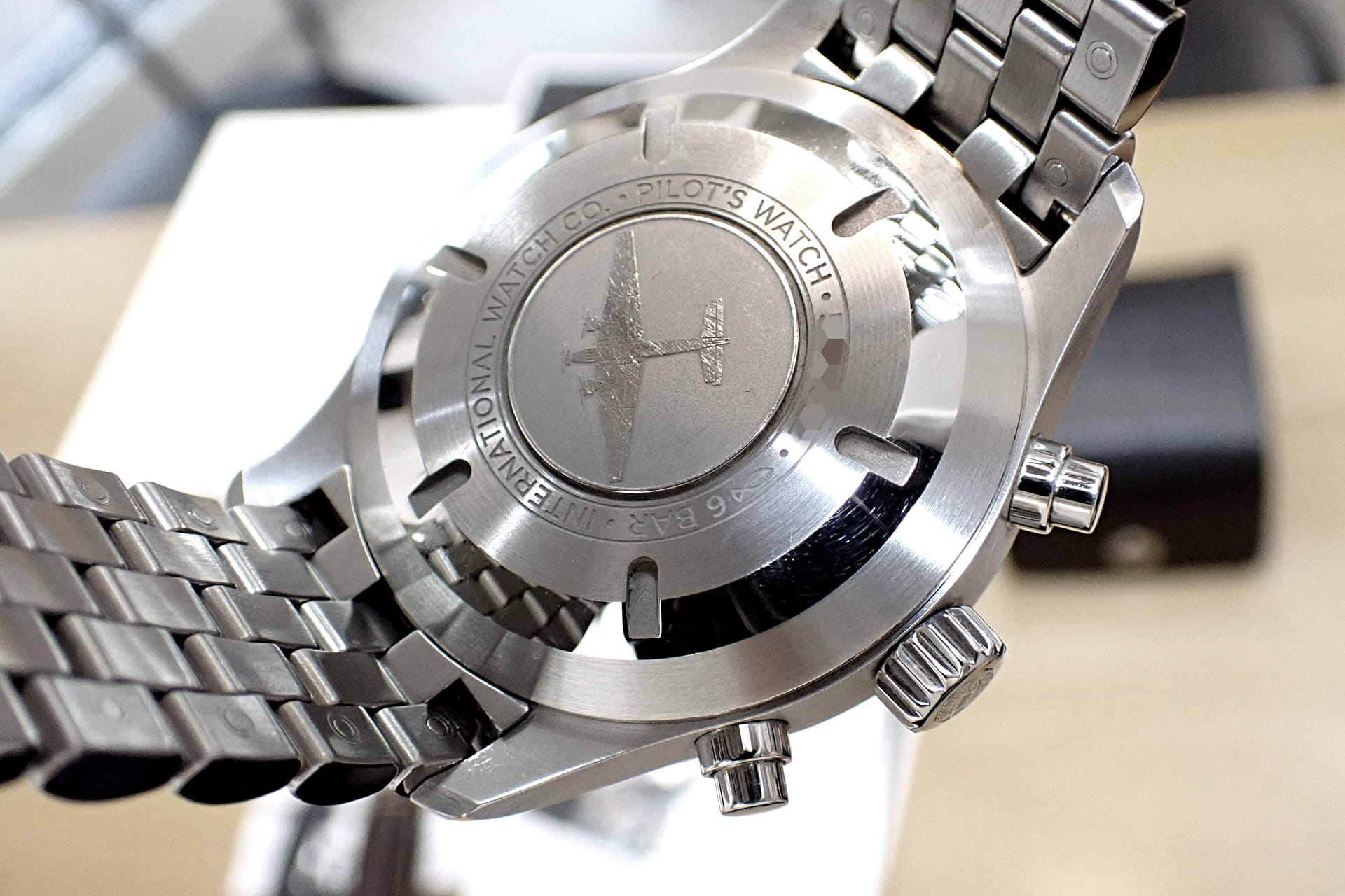 IWC パイロットウォッチ クロノグラフ Ref.IW377710 黒文字盤