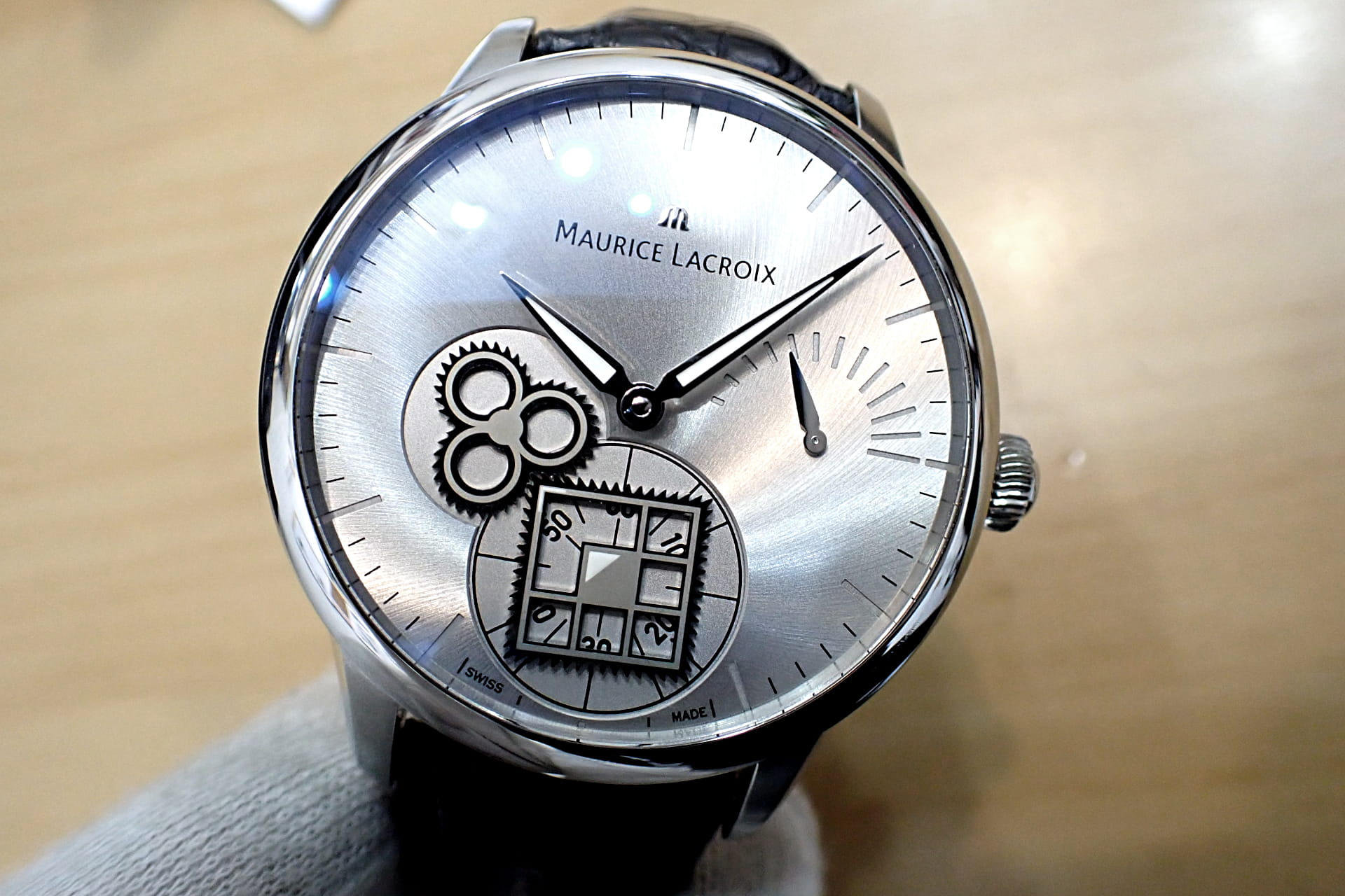 MAURICE LACROIX/モーリスラクロア マスターピース ルー・カレ・セコンド Ref.MP7158-SS001-901