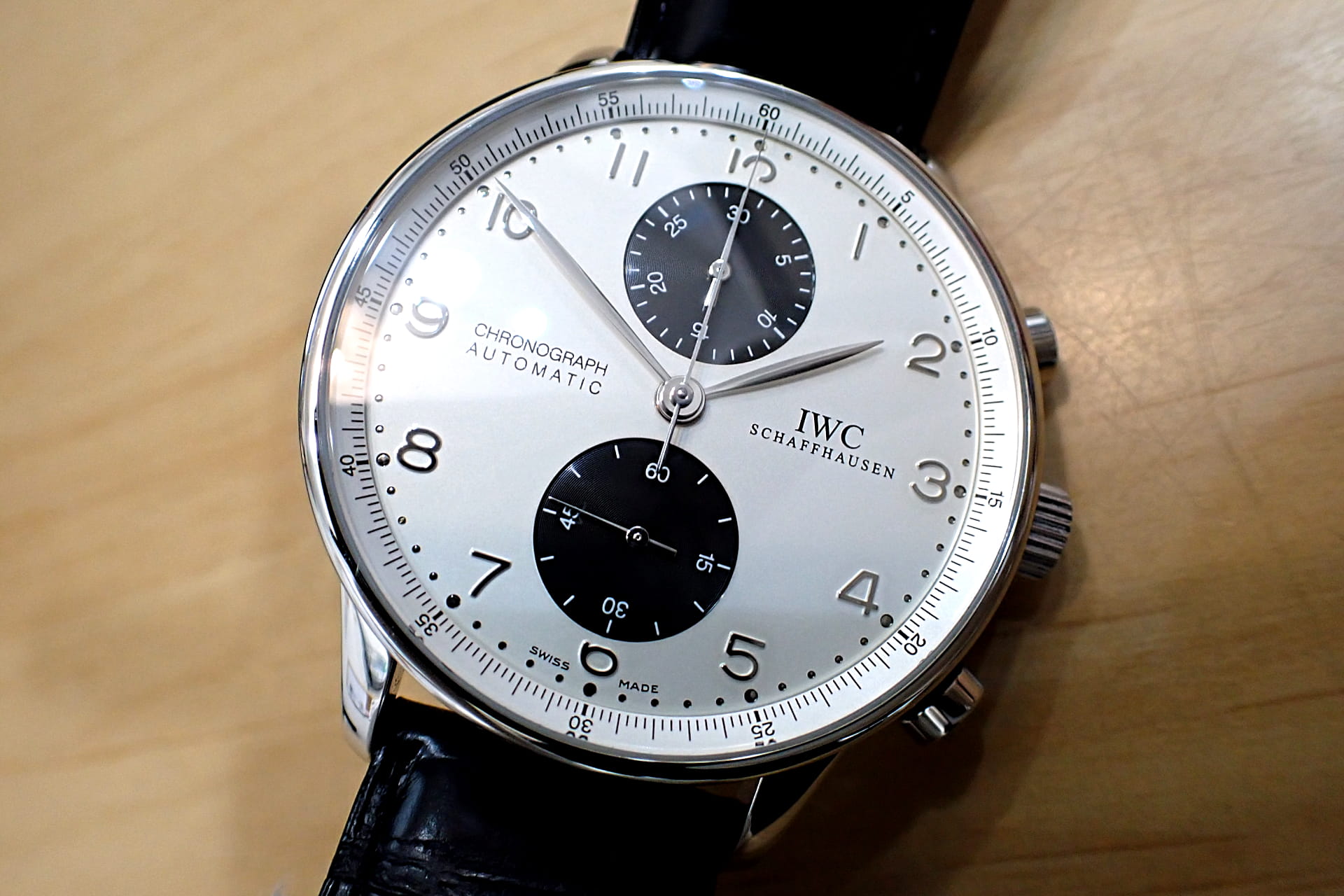 IWC ポルトギーゼ クロノグラフ Ref.IW371411 パンダ文字盤