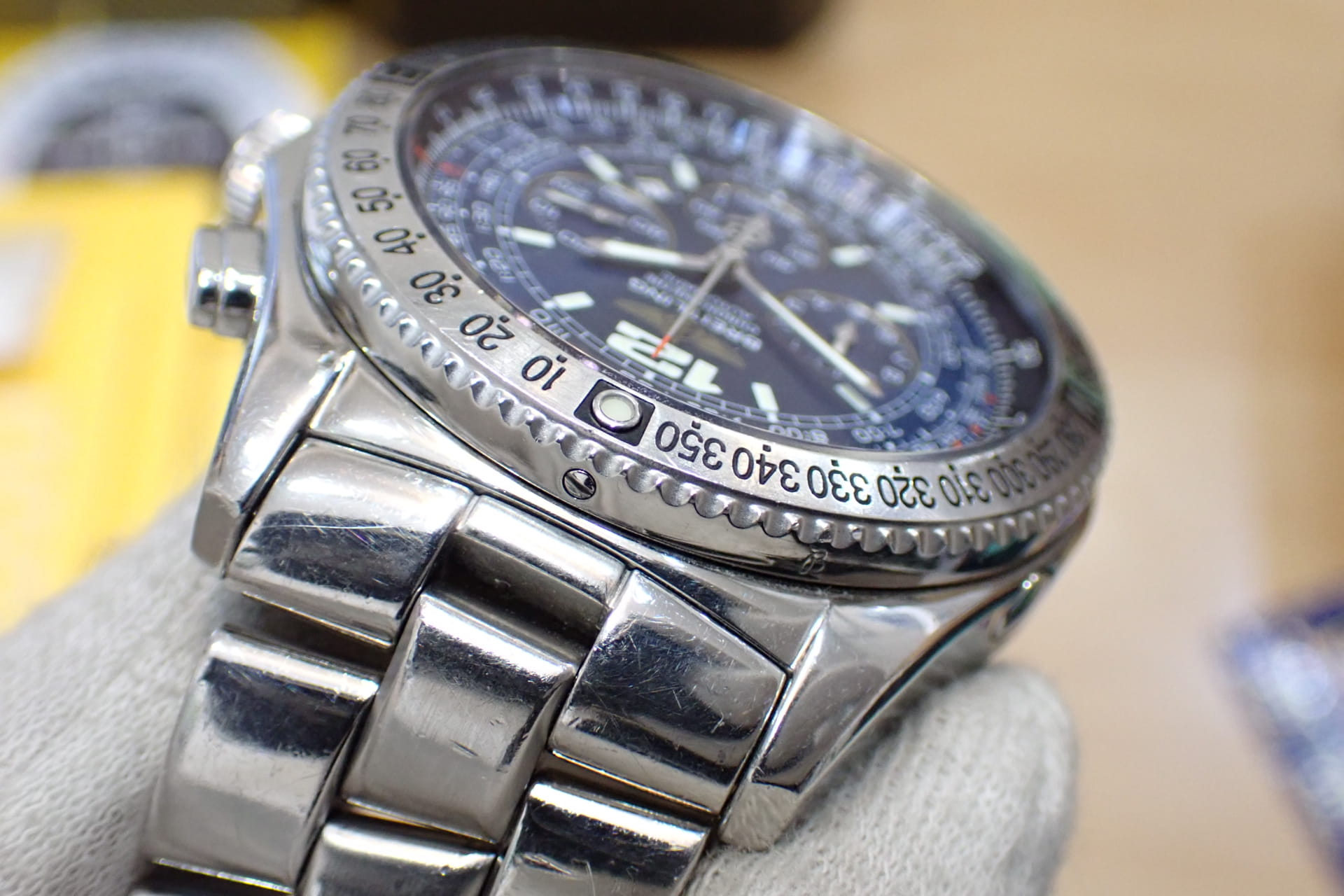 ブライトリング/BREITLING B-2 プロフェッショナル Ref.A42362 クロノグラフ ブルー