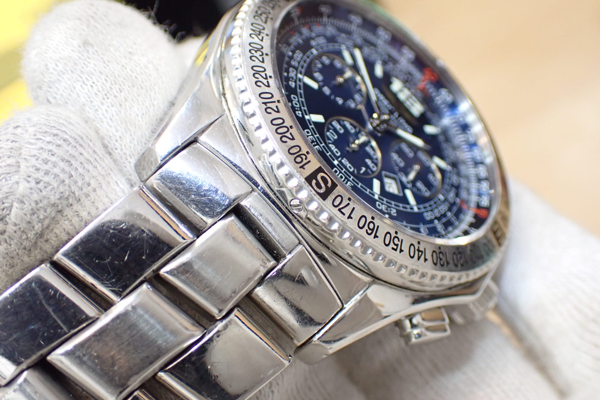 ブライトリング/BREITLING B-2 プロフェッショナル Ref.A42362 クロノグラフ ブルー