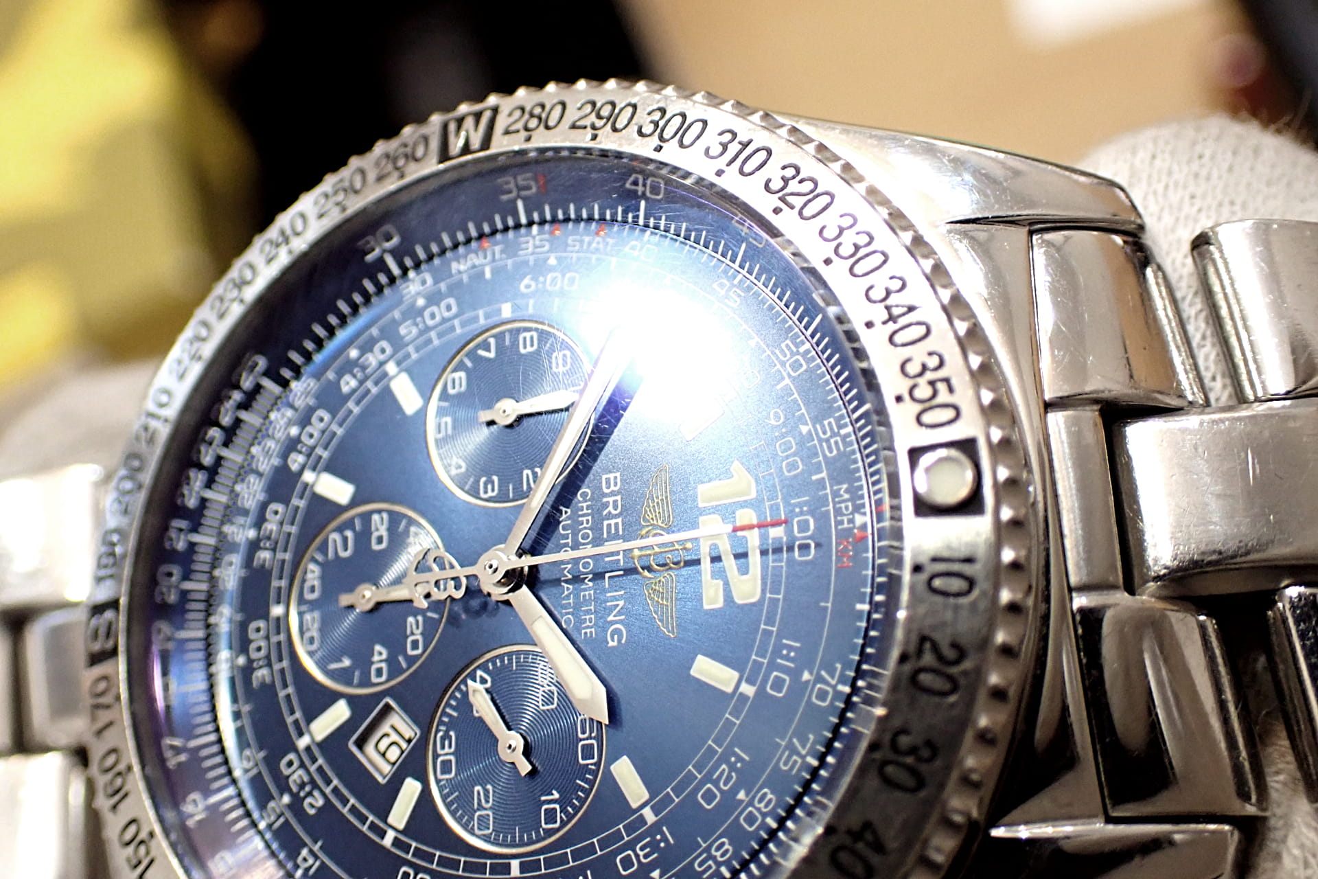 ブライトリング/BREITLING B-2 プロフェッショナル Ref.A42362 クロノグラフ ブルー