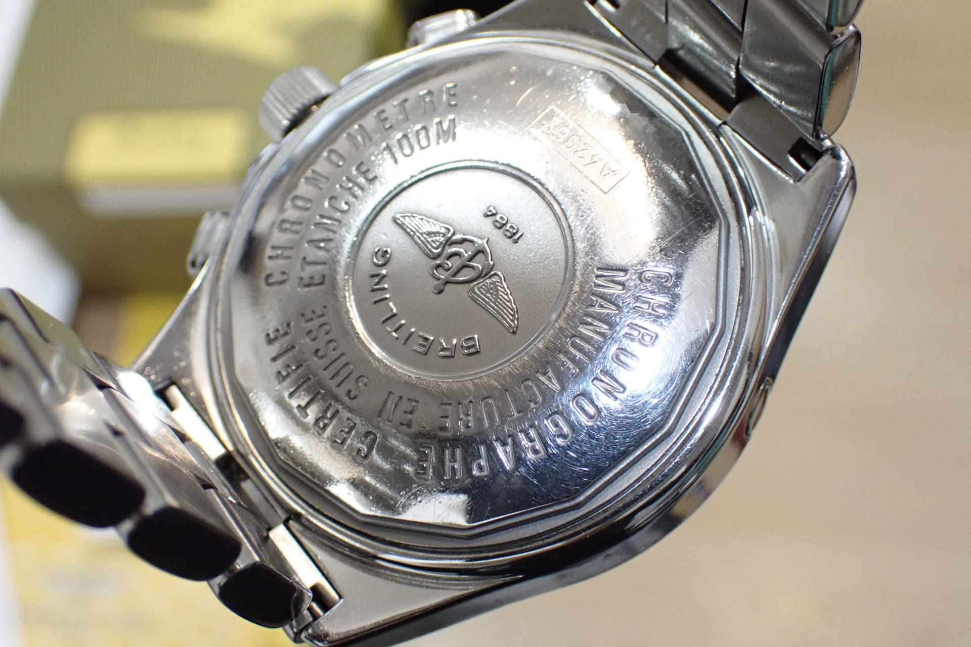 ブライトリング/BREITLING B-2 プロフェッショナル Ref.A42362 クロノグラフ ブルー