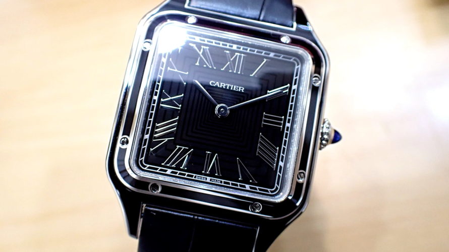 Cartier/カルティエ サントス デュモン LM Ref.WSSA0046 ブラックラッカー