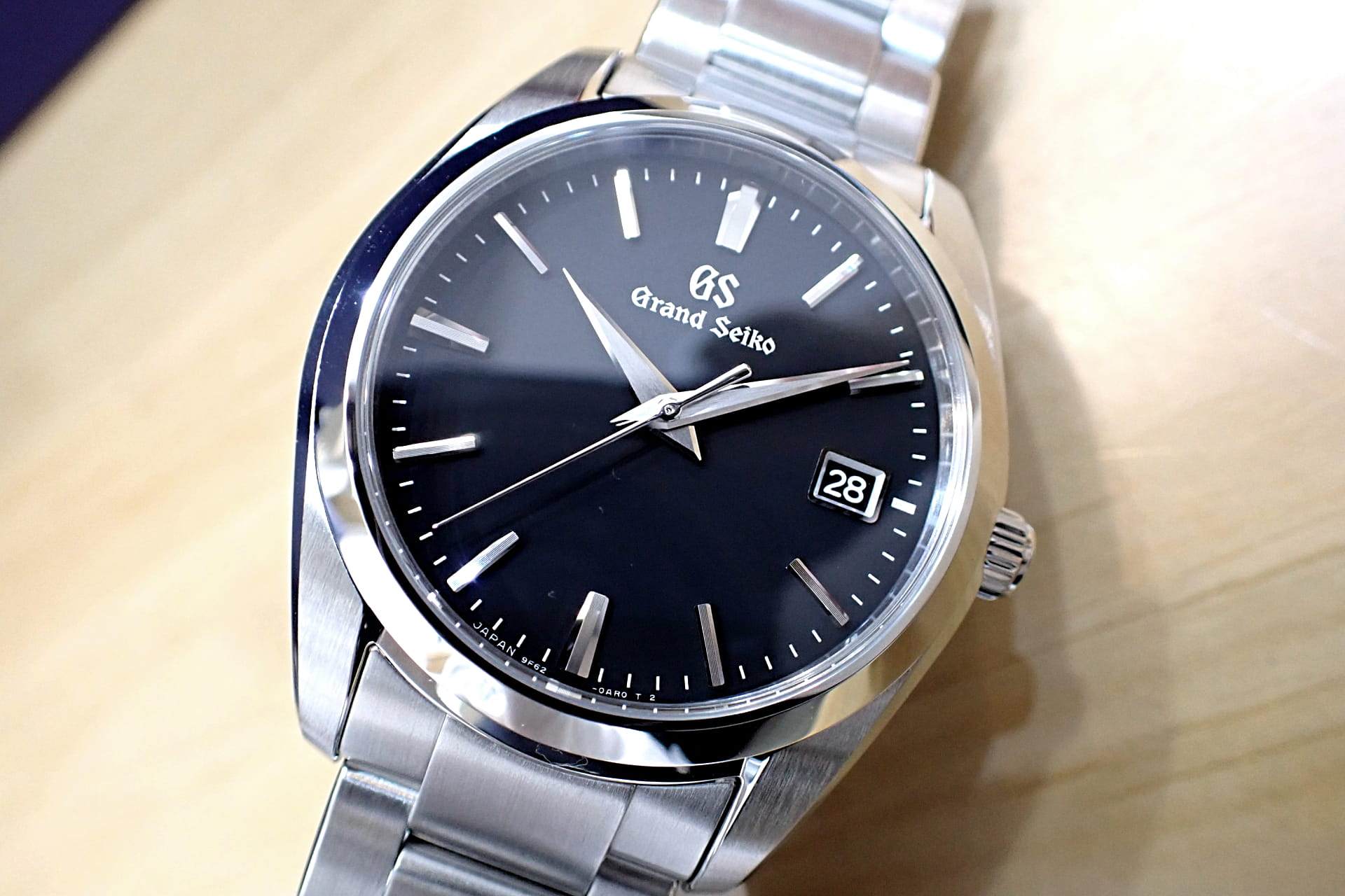 GrandSeiko/グランドセイコー エレガンスコレクション 9Fクォーツ Ref.SBGX261 ブラック 保護シール付き