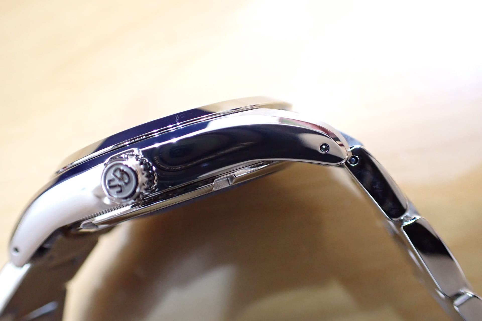 GrandSeiko/グランドセイコー エレガンスコレクション 9Fクォーツ Ref.SBGX261 ブラック 保護シール付き