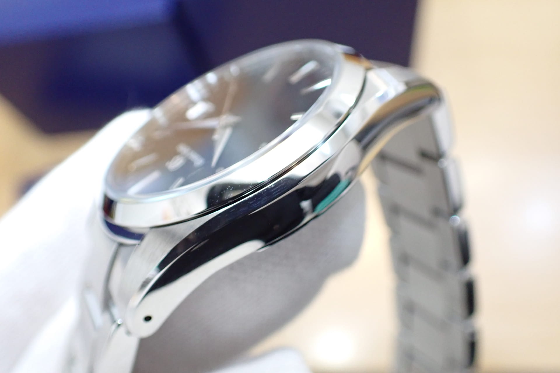 GrandSeiko/グランドセイコー エレガンスコレクション 9Fクォーツ Ref.SBGX261 ブラック 保護シール付き