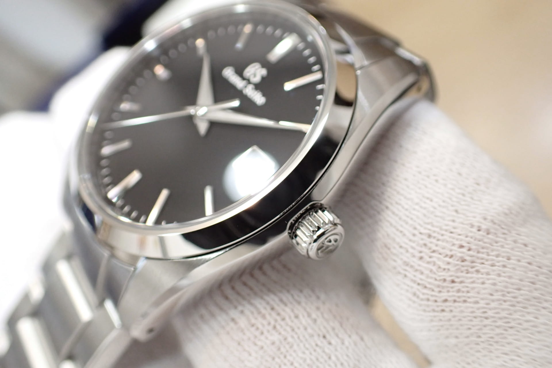 GrandSeiko/グランドセイコー エレガンスコレクション 9Fクォーツ Ref.SBGX261 ブラック 保護シール付き