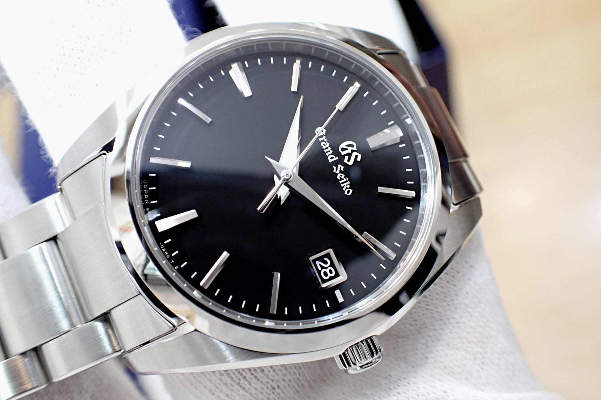 GrandSeiko/グランドセイコー エレガンスコレクション 9Fクォーツ Ref.SBGX261 ブラック 保護シール付き