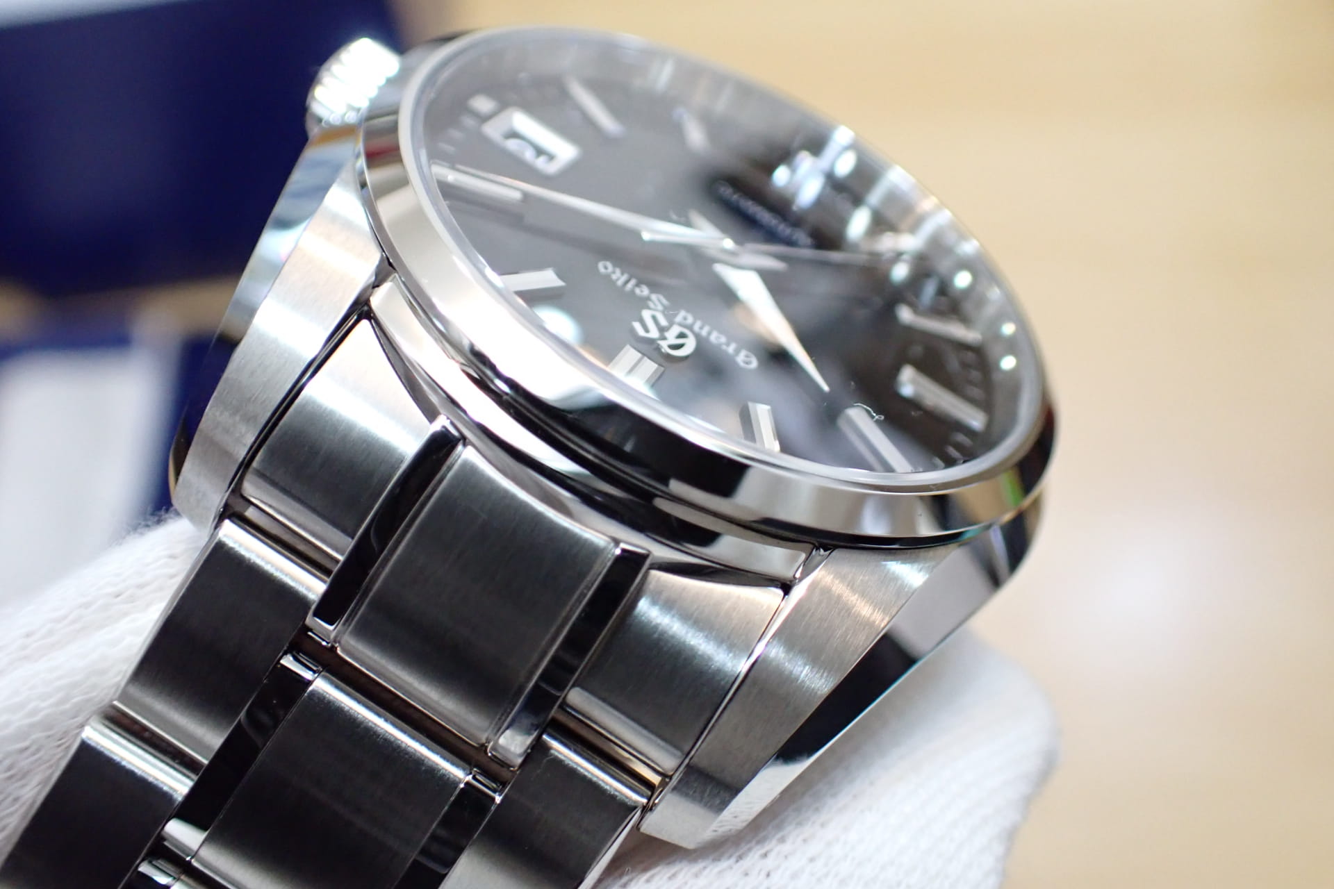 GrandSeiko/グランドセイコー ヘリテージコレクション  Ref.SBGR317　黒文字盤 保護シール付き