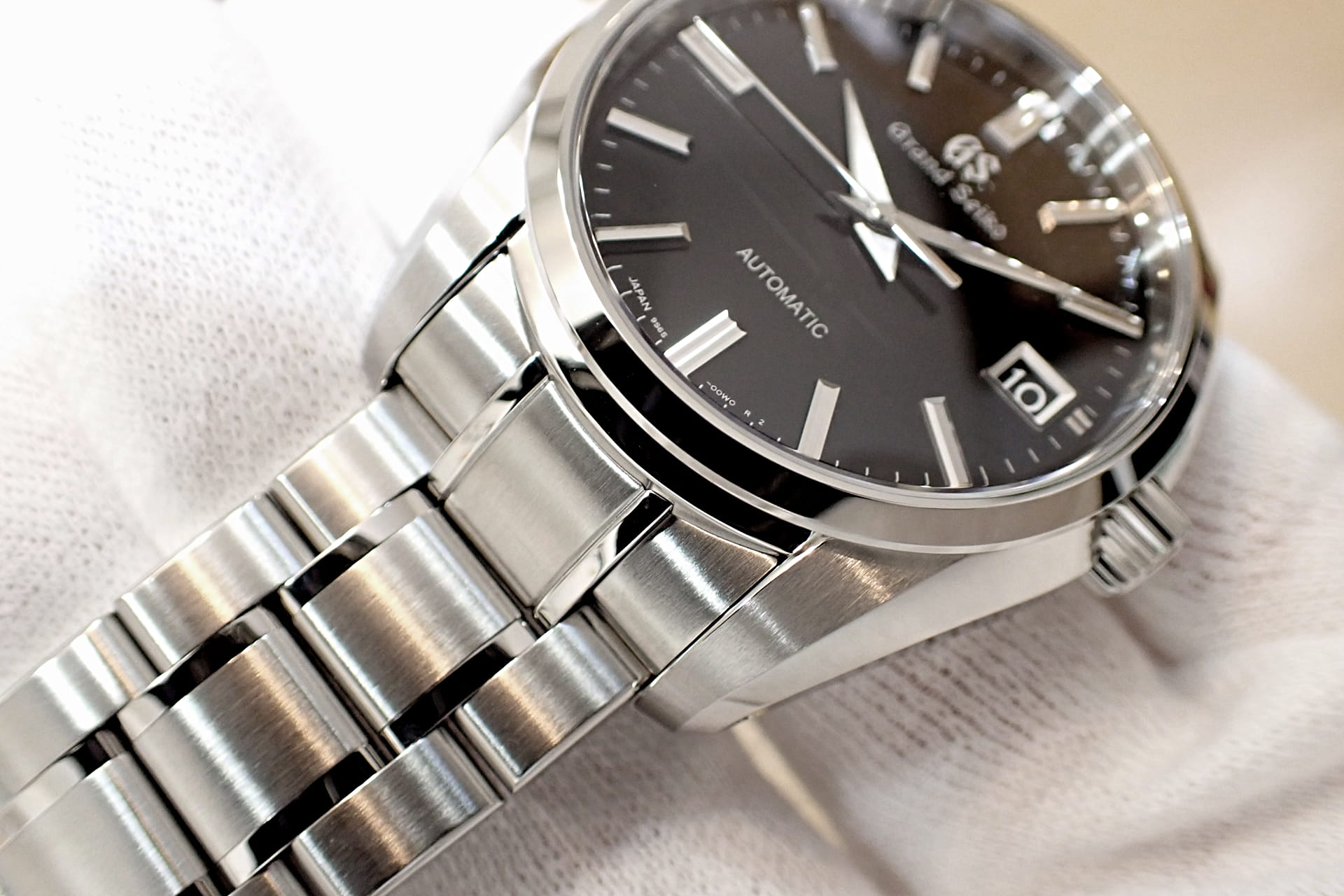 GrandSeiko/グランドセイコー ヘリテージコレクション  Ref.SBGR317　黒文字盤 保護シール付き