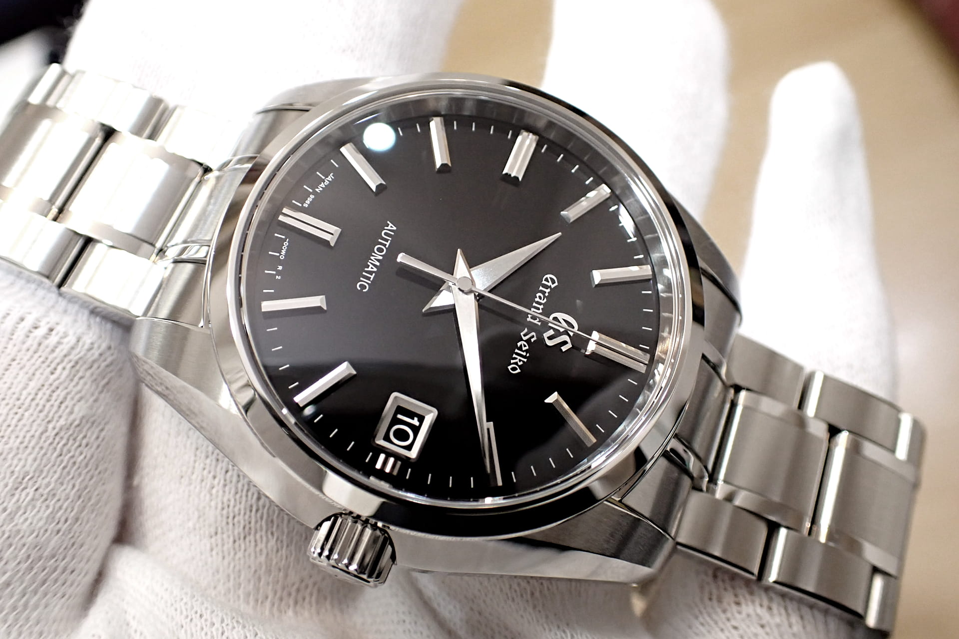 GrandSeiko/グランドセイコー ヘリテージコレクション  Ref.SBGR317　黒文字盤 保護シール付き