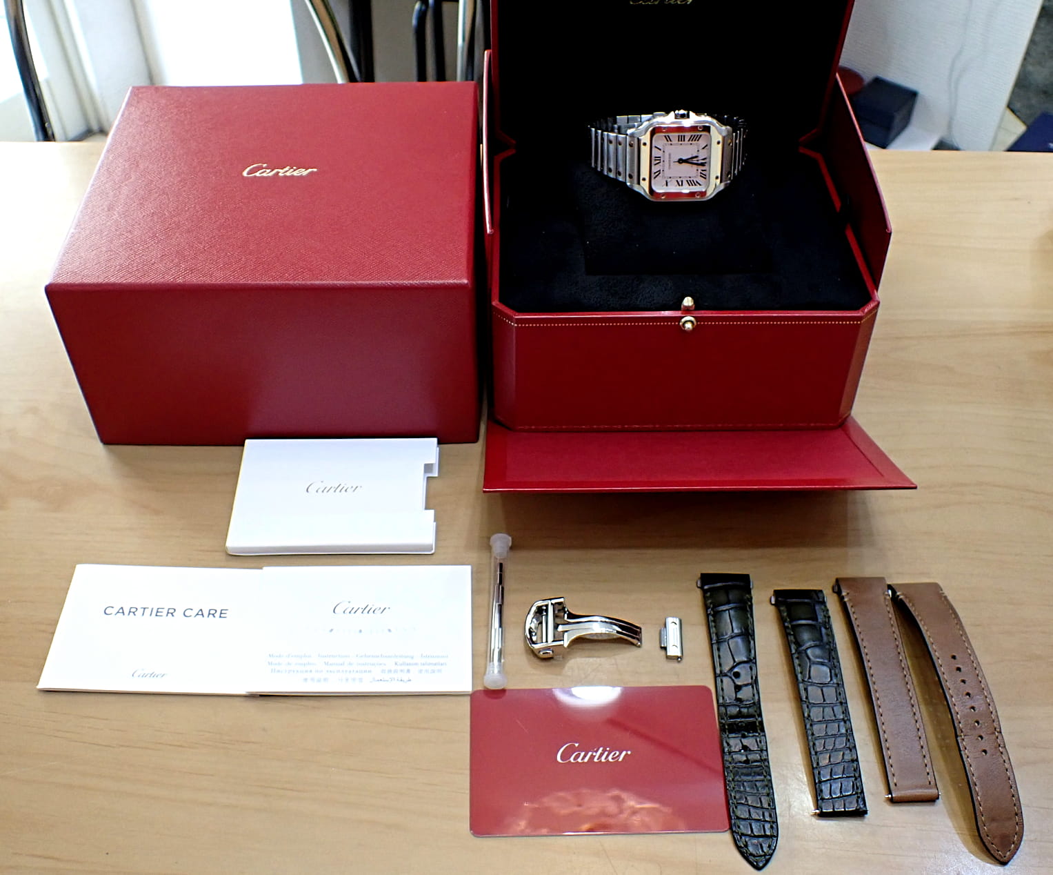 Cartier/カルティエ サントス ドゥ カルティエ MM Ref.W2SA0016　K18/SS コンビ