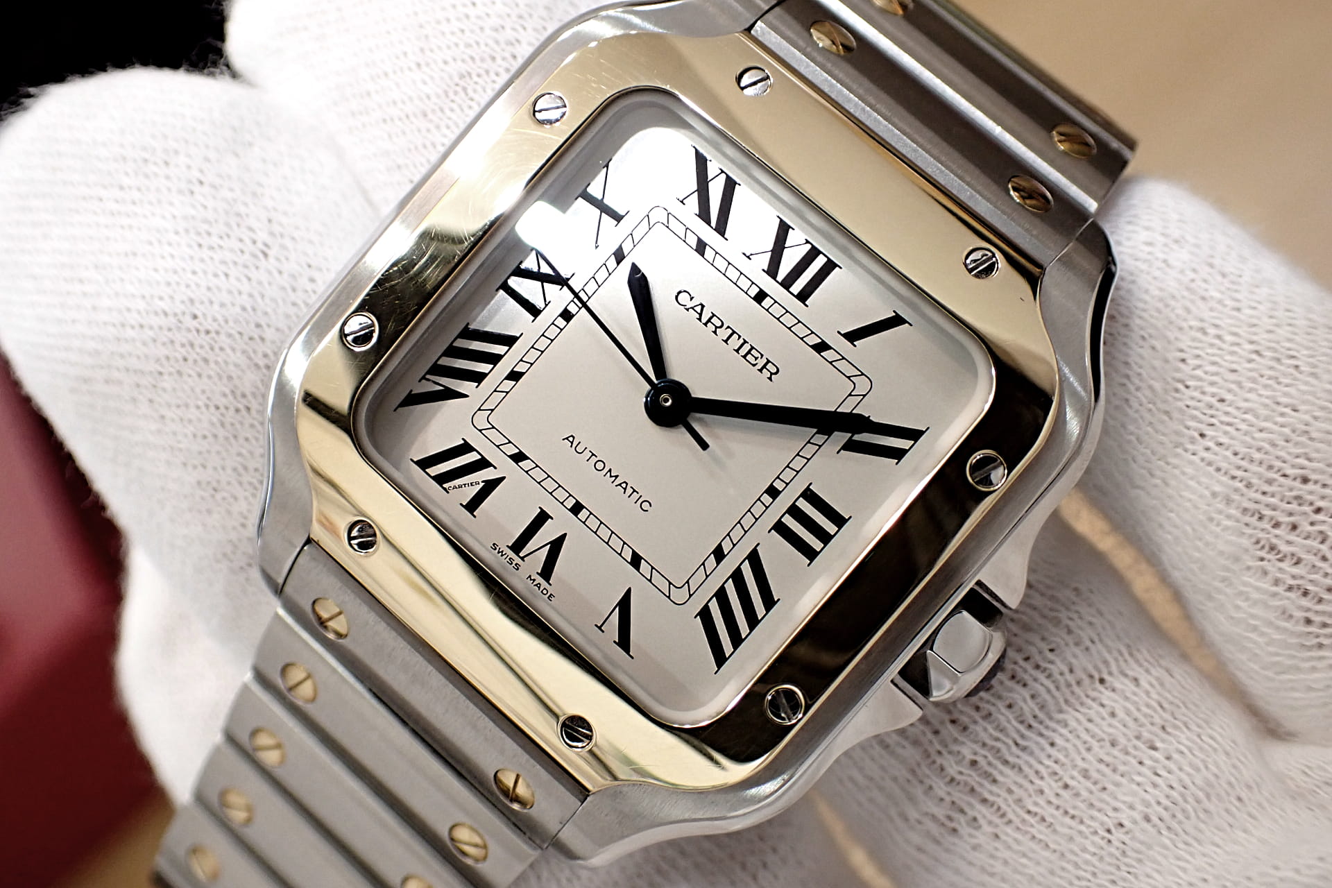 Cartier/カルティエ サントス ドゥ カルティエ MM Ref.W2SA0016　K18/SS コンビ