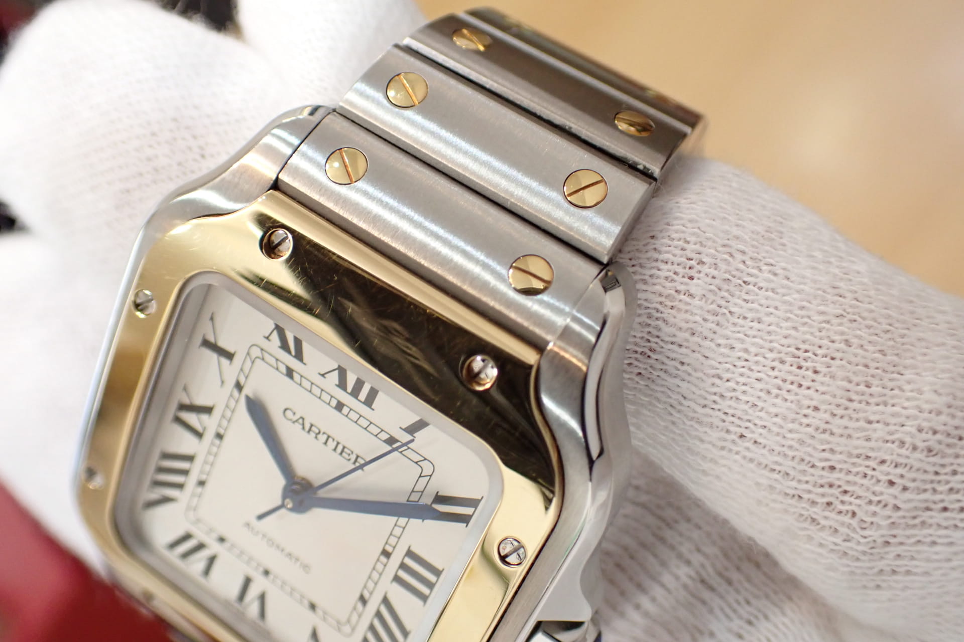 Cartier/カルティエ サントス ドゥ カルティエ MM Ref.W2SA0016　K18/SS コンビ