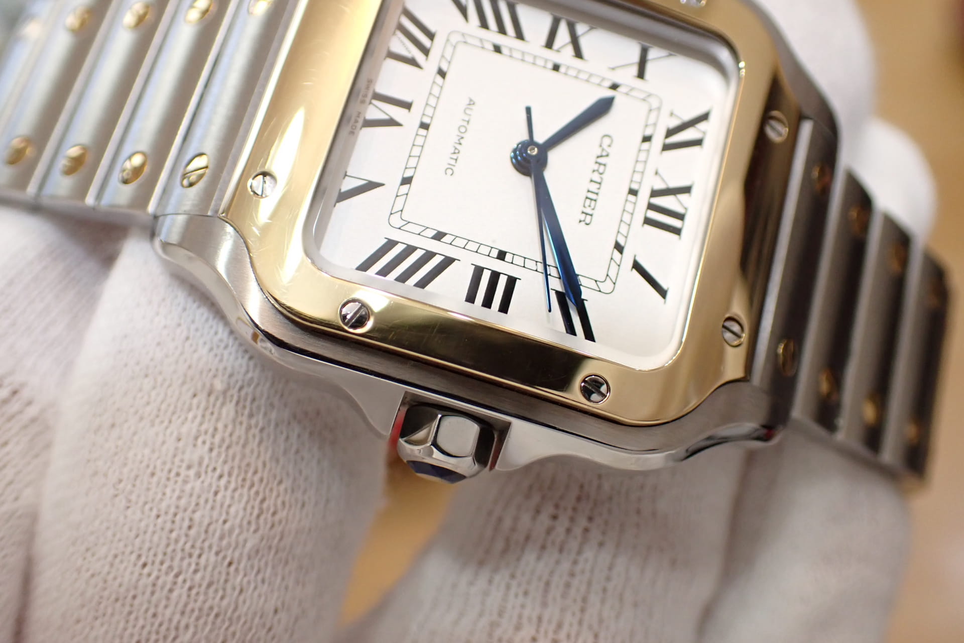 Cartier/カルティエ サントス ドゥ カルティエ MM Ref.W2SA0016　K18/SS コンビ