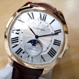 <span class="title">中古品A【Cartier】カルティエ ドライブ ドゥ カルティエ ムーンフェイズ 18KPG　Ref.WGNM0008　ノンポリッシュ (2023年7月国内正規)</span>