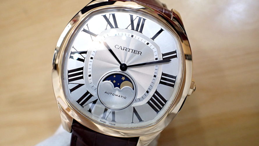 CARTIER/カルティエ ドライブ ドゥ カルティエ ムーンフェイズ 18KPG Ref.WGNM0008