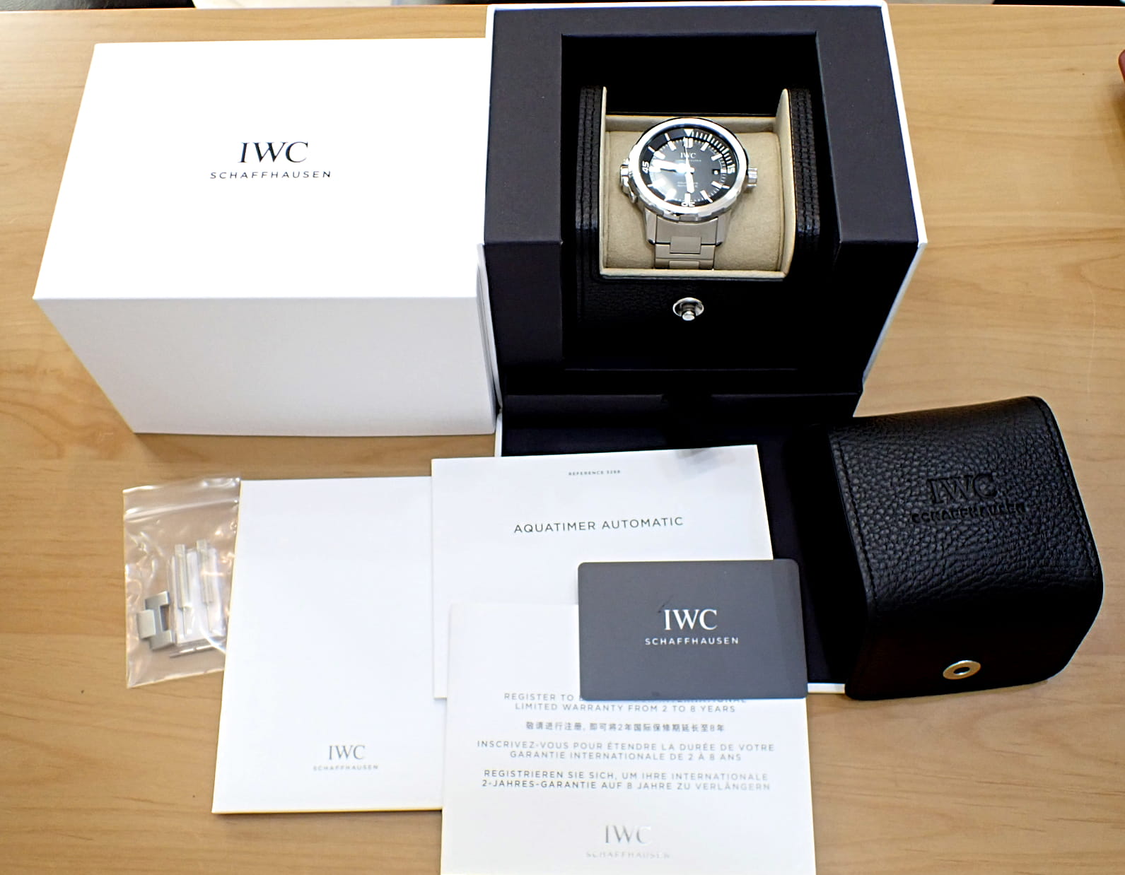 IWC アクアタイマー オートマチック Ref.IW328803 黒文字盤