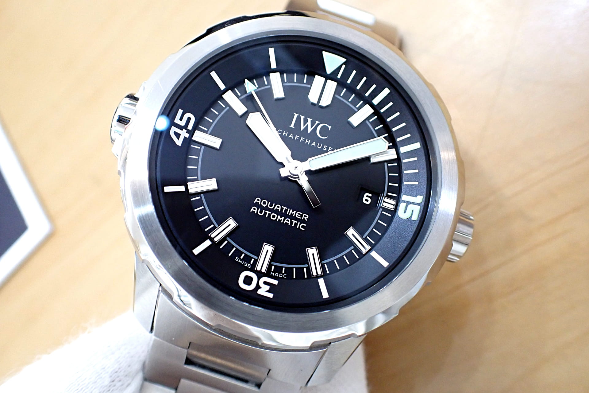 IWC アクアタイマー オートマチック Ref.IW328803 黒文字盤