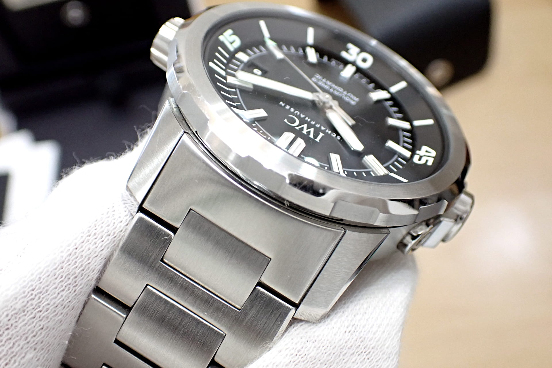 IWC アクアタイマー オートマチック Ref.IW328803 黒文字盤