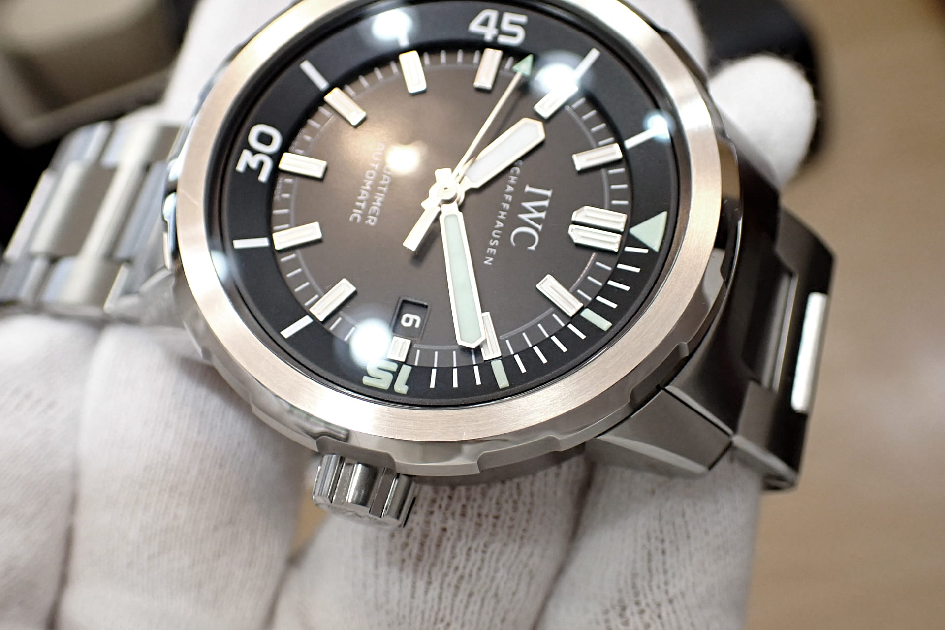 IWC アクアタイマー オートマチック Ref.IW328803 黒文字盤