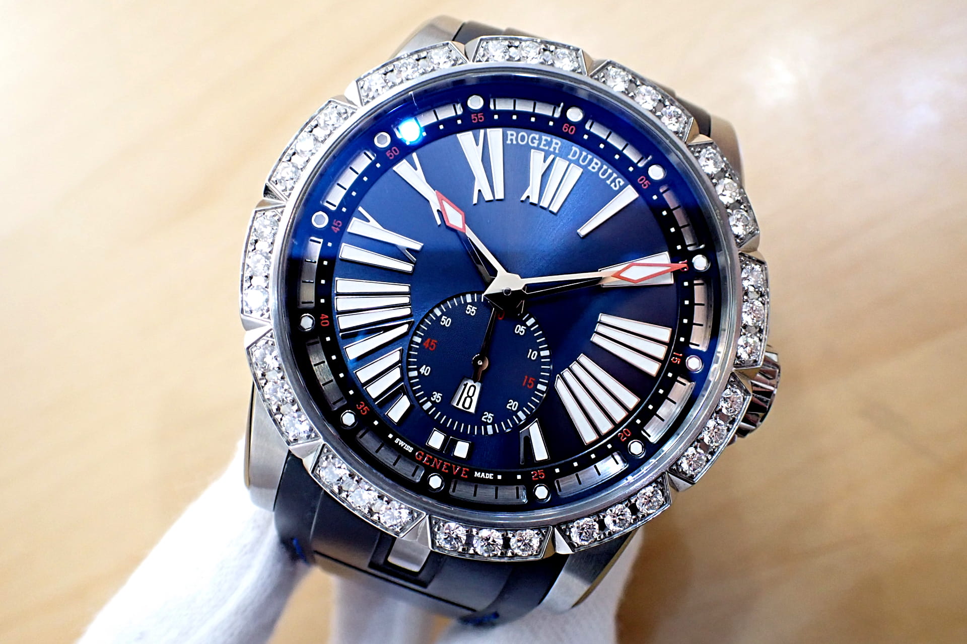 ROGER DUBUIS/ロジェデュブイ  エクスカリバー45 Ref.DBEX0632 チタン製/ダイヤベゼル 世界28本限定 カミネモデル