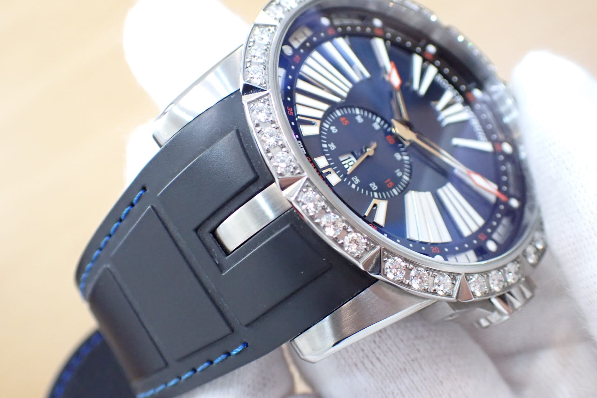 ROGER DUBUIS/ロジェデュブイ  エクスカリバー45 Ref.DBEX0632 チタン製/ダイヤベゼル 世界28本限定 カミネモデル