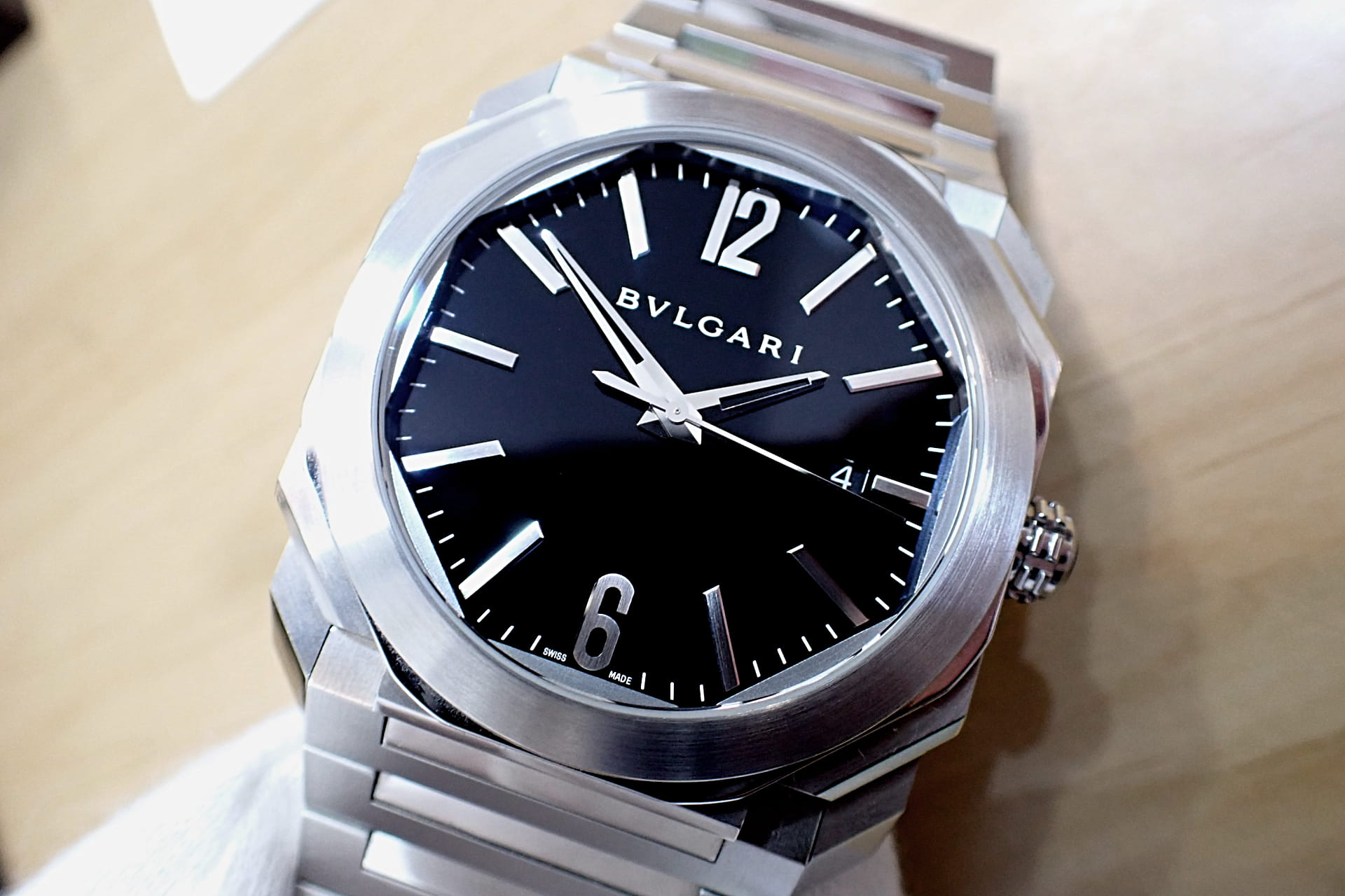 BVLGARI/ブルガリ オクト ローマ Ref.102704(OC41BSSD) 黒文字盤