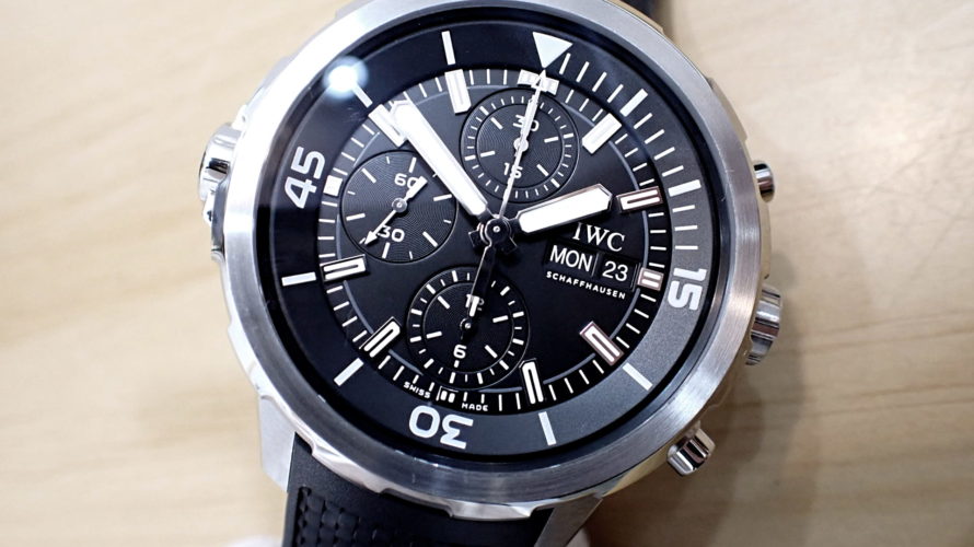 IWC アクアタイマー オートマチック クロノグラフ Ref.IW376803 黒文字盤