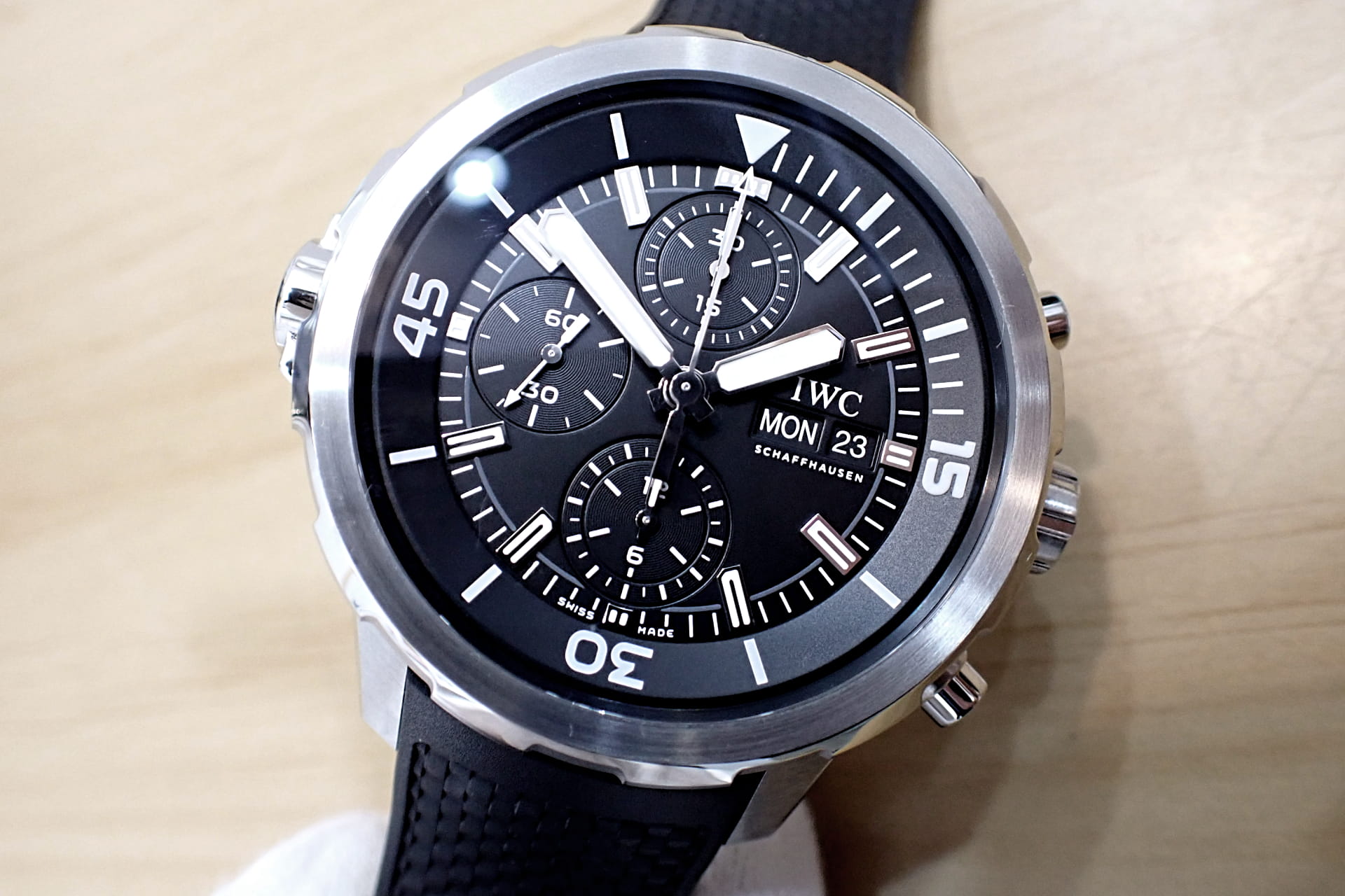 IWC アクアタイマー オートマチック クロノグラフ Ref.IW376803 黒文字盤