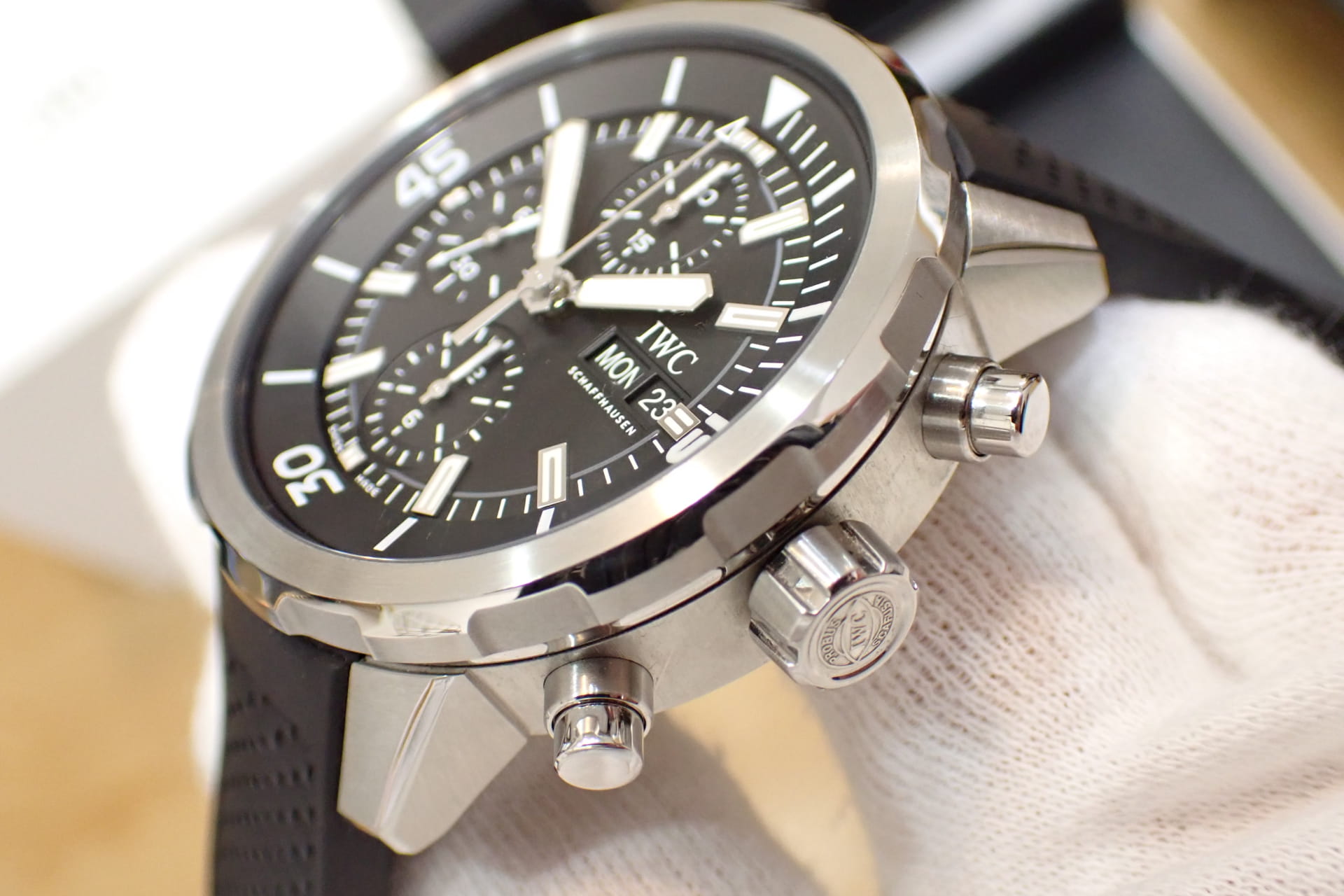 IWC アクアタイマー オートマチック クロノグラフ Ref.IW376803 黒文字盤