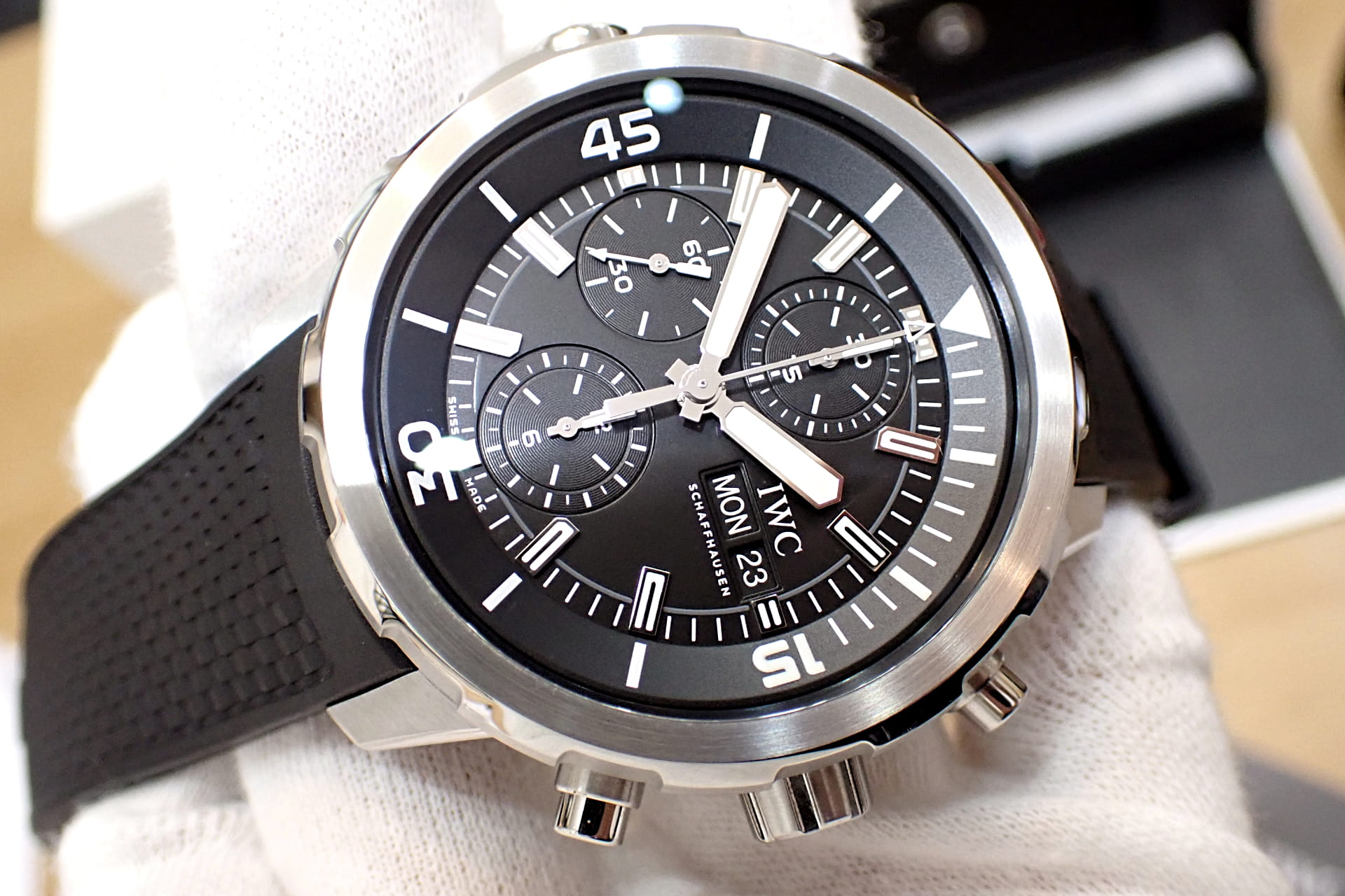 IWC アクアタイマー オートマチック クロノグラフ Ref.IW376803 黒文字盤