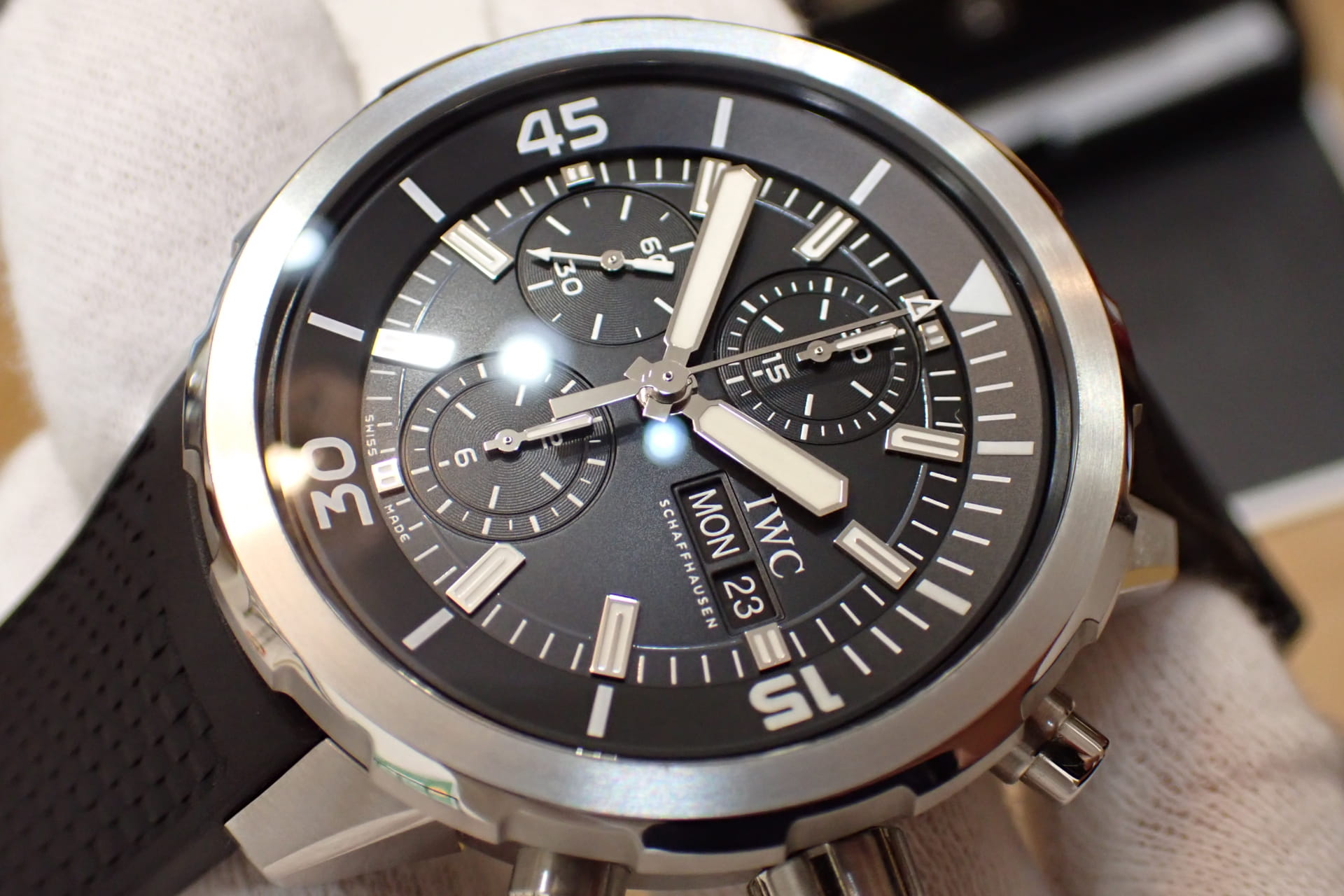 IWC アクアタイマー オートマチック クロノグラフ Ref.IW376803 黒文字盤